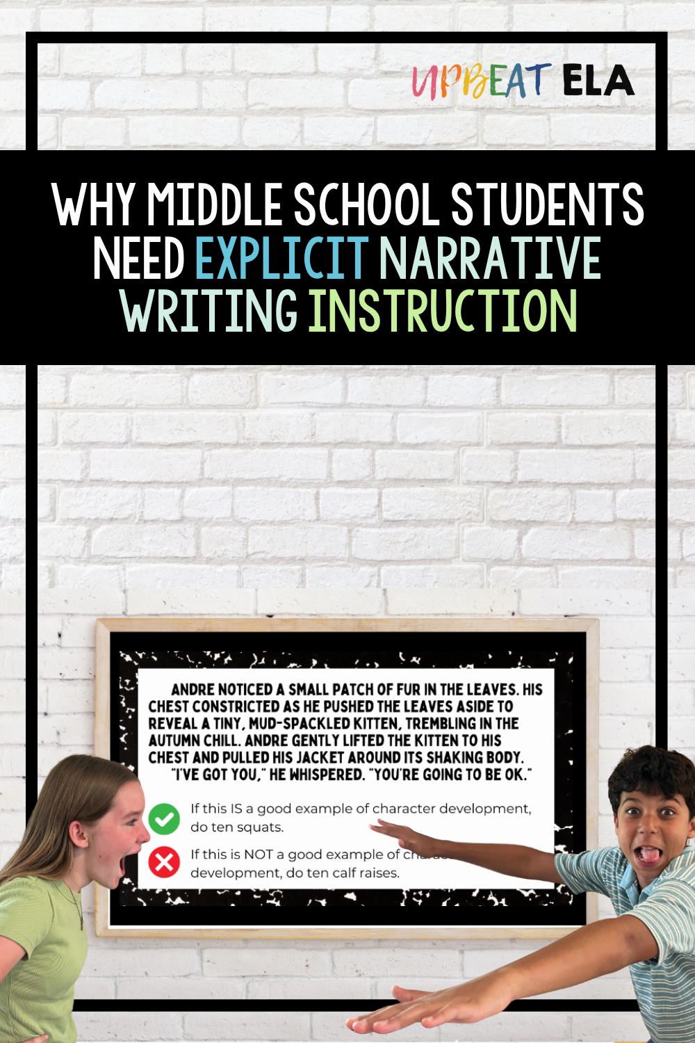 Why Middle School Students Need Explicit Narrative Writing Instruction