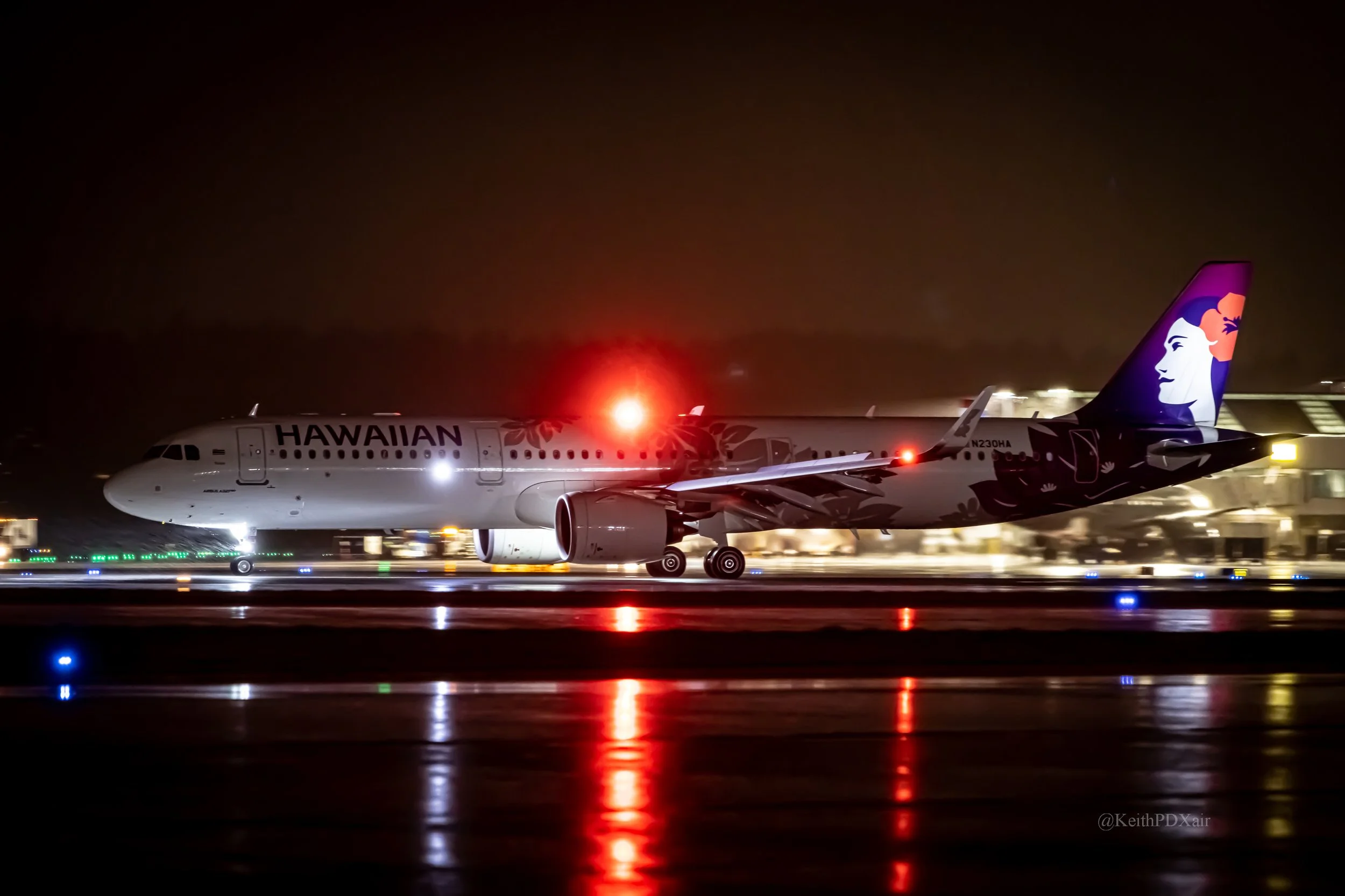 5240 Hawaiian Airlines A321 Neo N230HA HNL-PDX HA26 11/4/2022