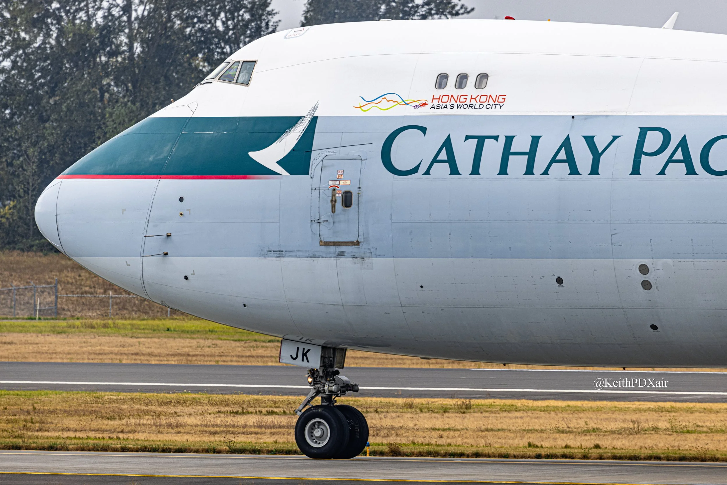 0614 Cathay Pacific 747-8 B748 B-LJK BLJK 10/4/22 PDX