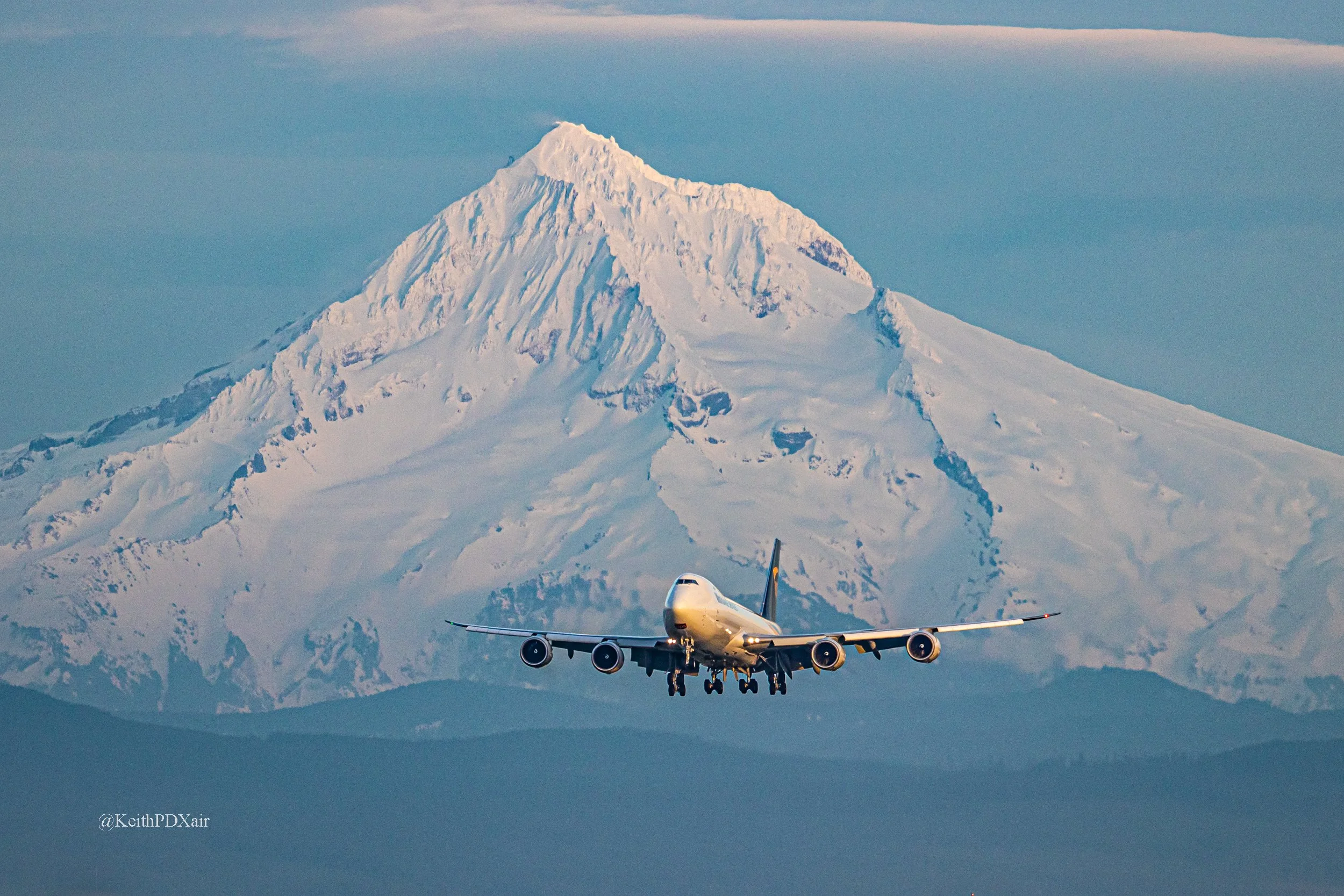 2340 UPS N626UP 747-8 Arriving to PDX from SDF UPS2998 3/11/2022