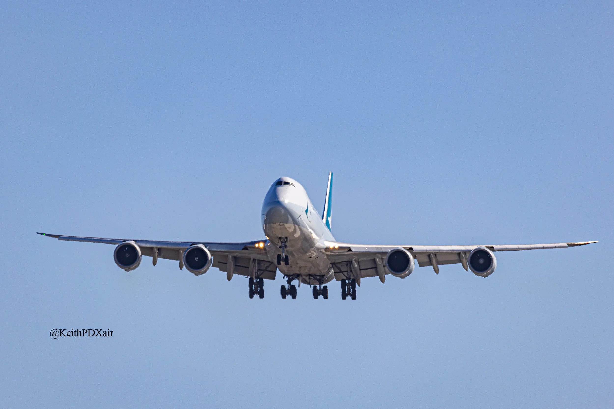 1886 Cathay Pacific 747-8 B748 B-LJE BLJE 10/11/22 PDX