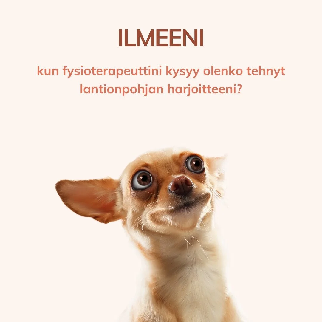Voitko samaistua? 🙋🏼‍♀️😅
❗️Jos säkin meinaat unohtaa aina lantionpohjan harjoitteiden tekemisen, niin ota käyttöösi maksuton Tät-sovellus, jonka avulla voit sekä tehdä ohjatusti harjoitteita että asenta