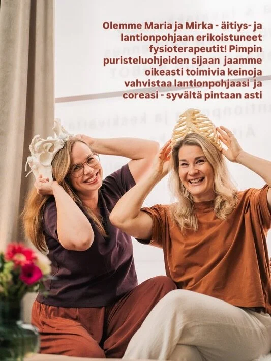 ⬇️ Lantionpohjan toiminnan 3 kulmakive&auml; ⬇️

1) Pallean toiminta ja hengitys 

2) J&auml;nnitteiden vapauttaminen (mm. purentalihakset)

3) Keskivartalon syv&auml; tuki ja paineen s&auml;&auml;tely 

🖤BLACK WEEK -tarjous 🖤

Lantionpohjan 3 kulm