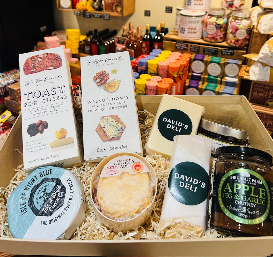 David's Deli Cheese Hamper with Isle of Wight Blue