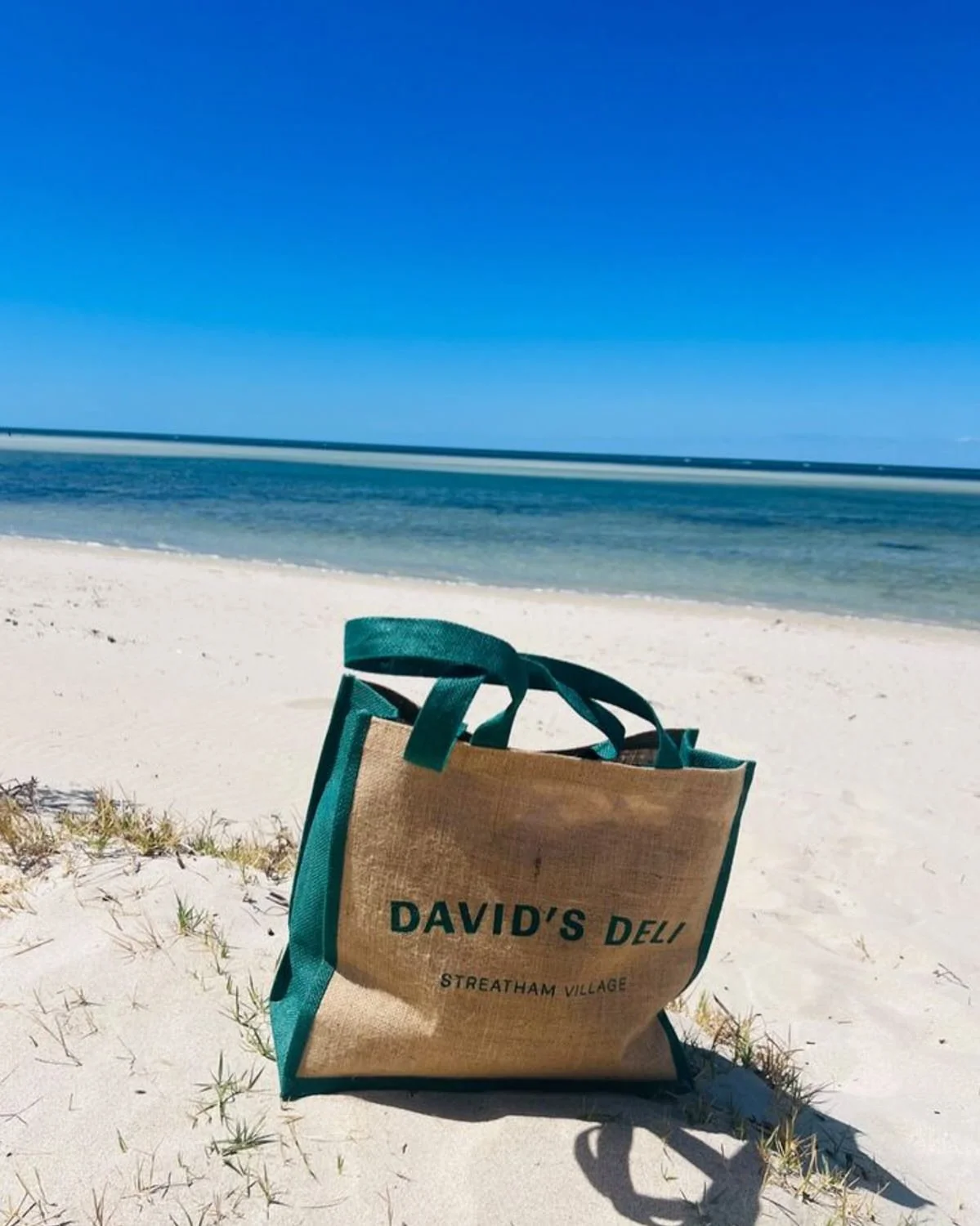 David's Deli Jute Bag