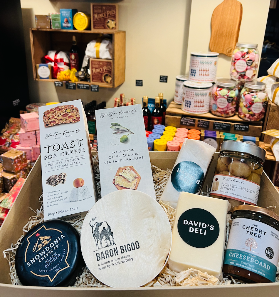 David's Deli Cheese Hamper with Baron Bigod