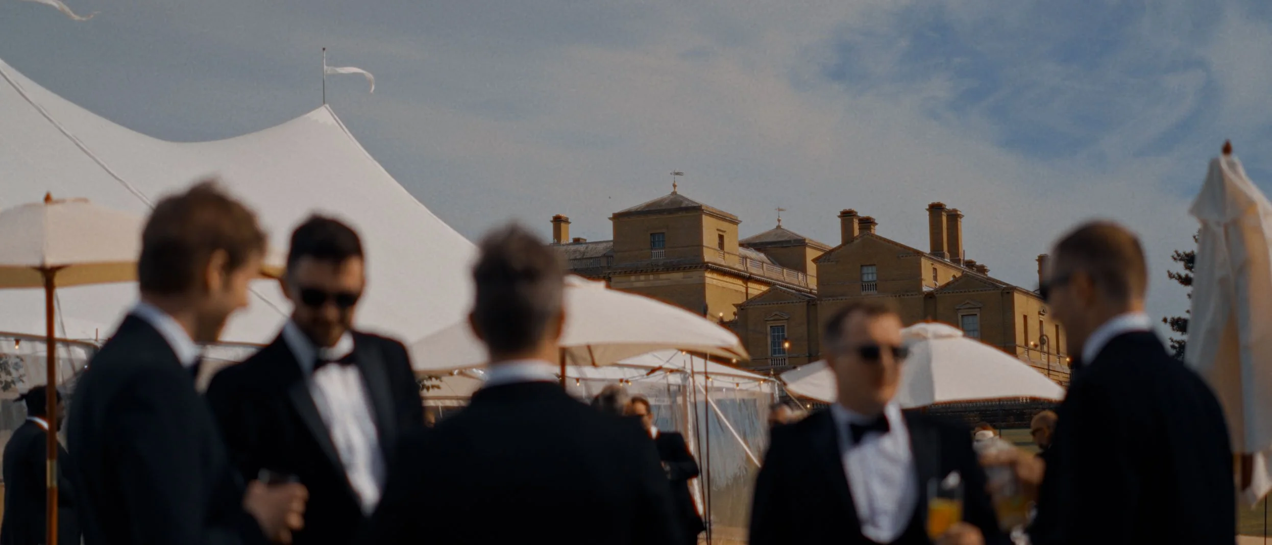 Wedding reception at Holkham Hall