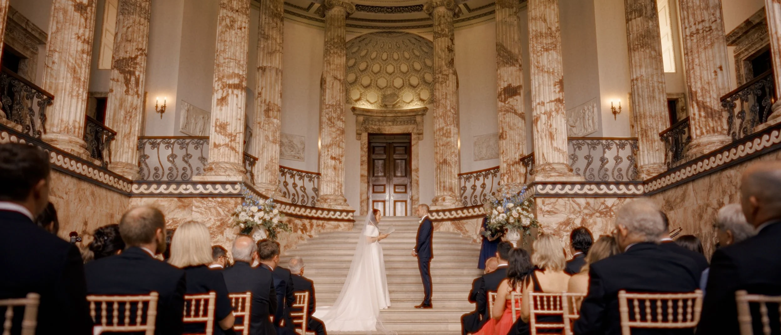 Real wedding video at Holkham Hall