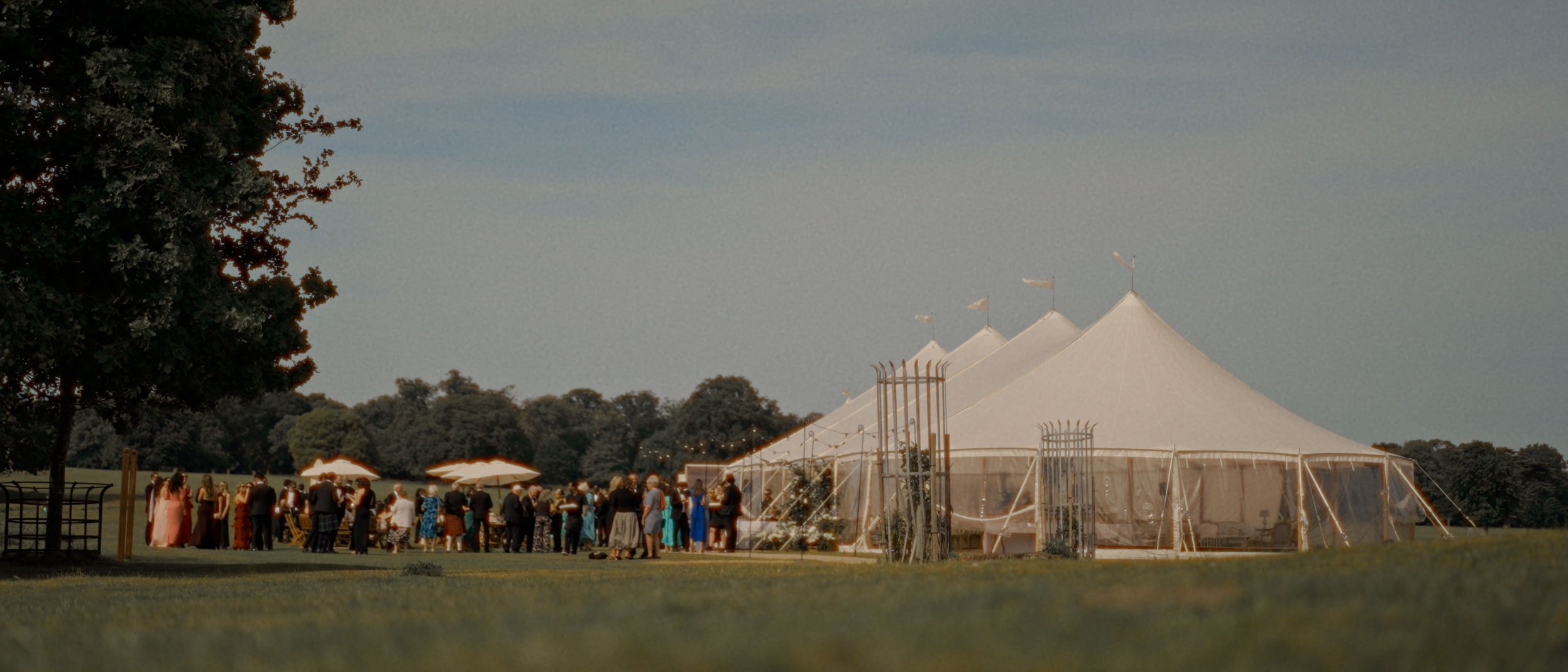 Wedding reception in Norfolk Holkham Hall