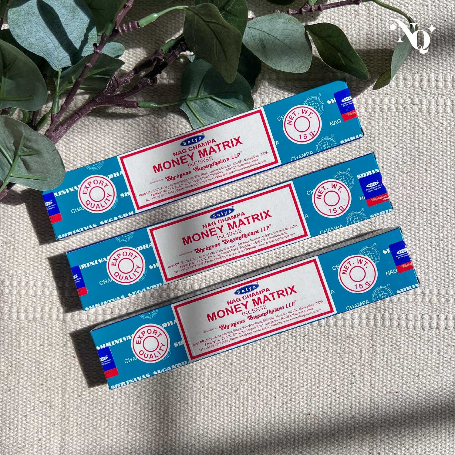 MONEY MATRIX Satya Incense Sticks in scent money matrix.jpg