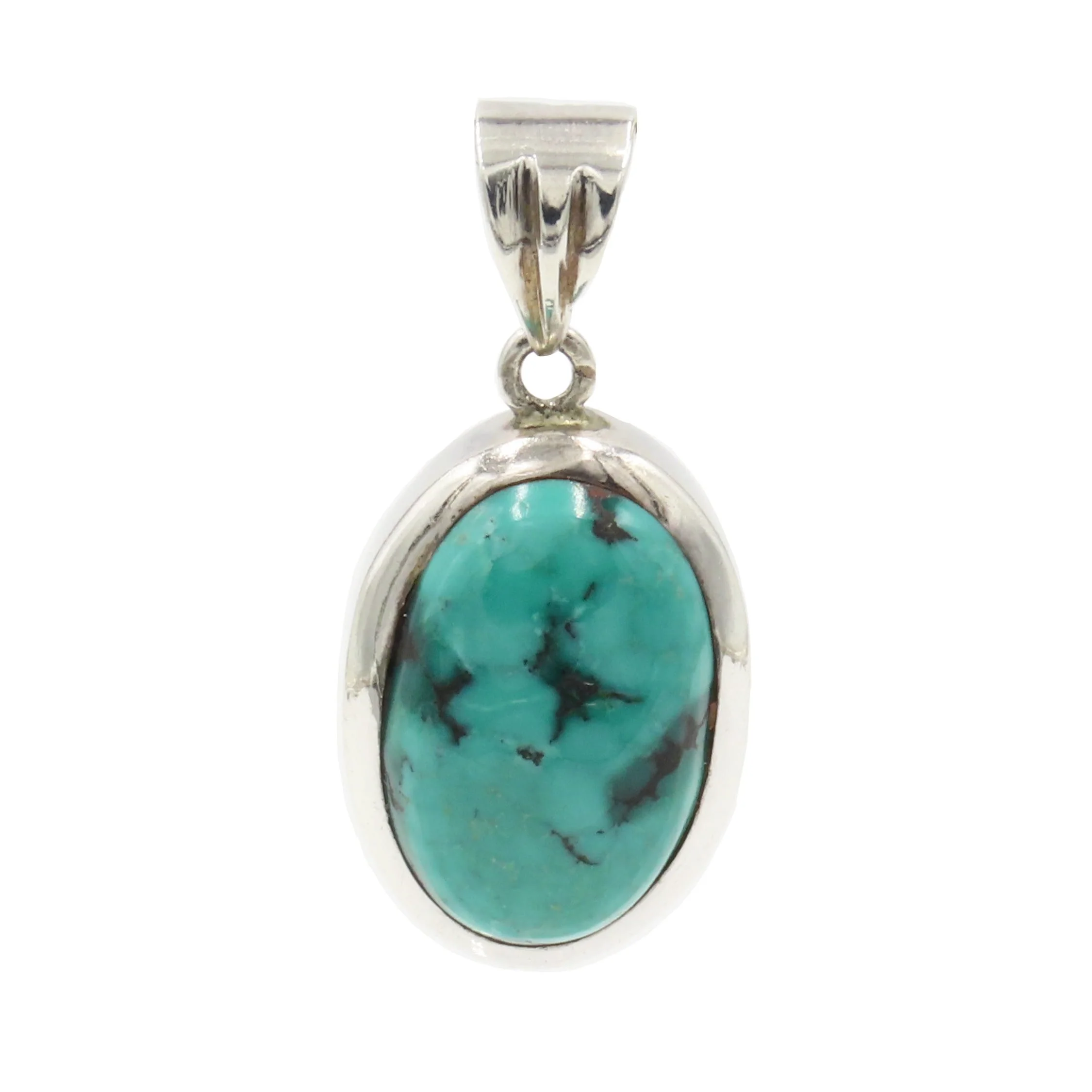 Pre-Loved Turquoise 925 Silver Pendant