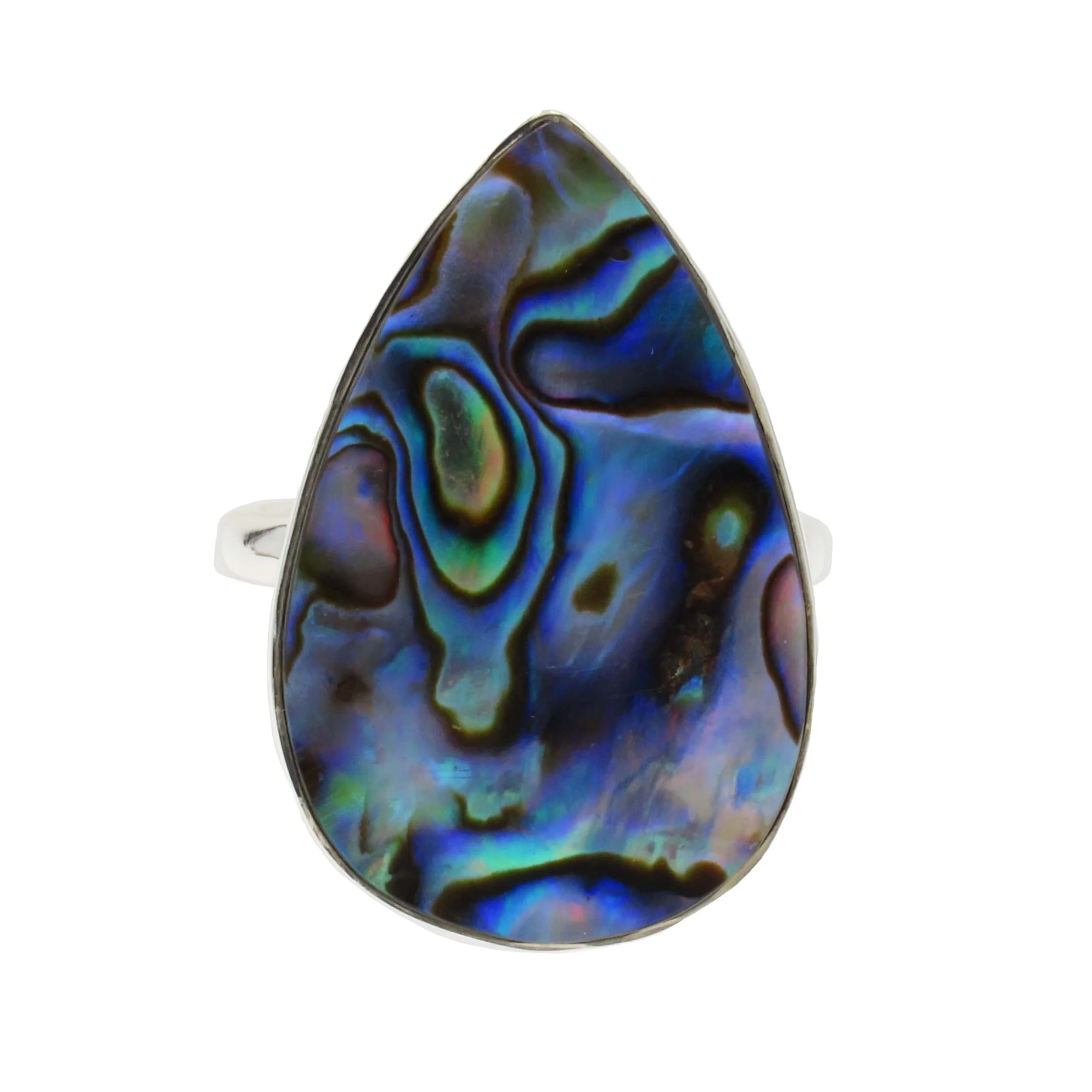 Abalone Shell 925 Sterling Silver Ring