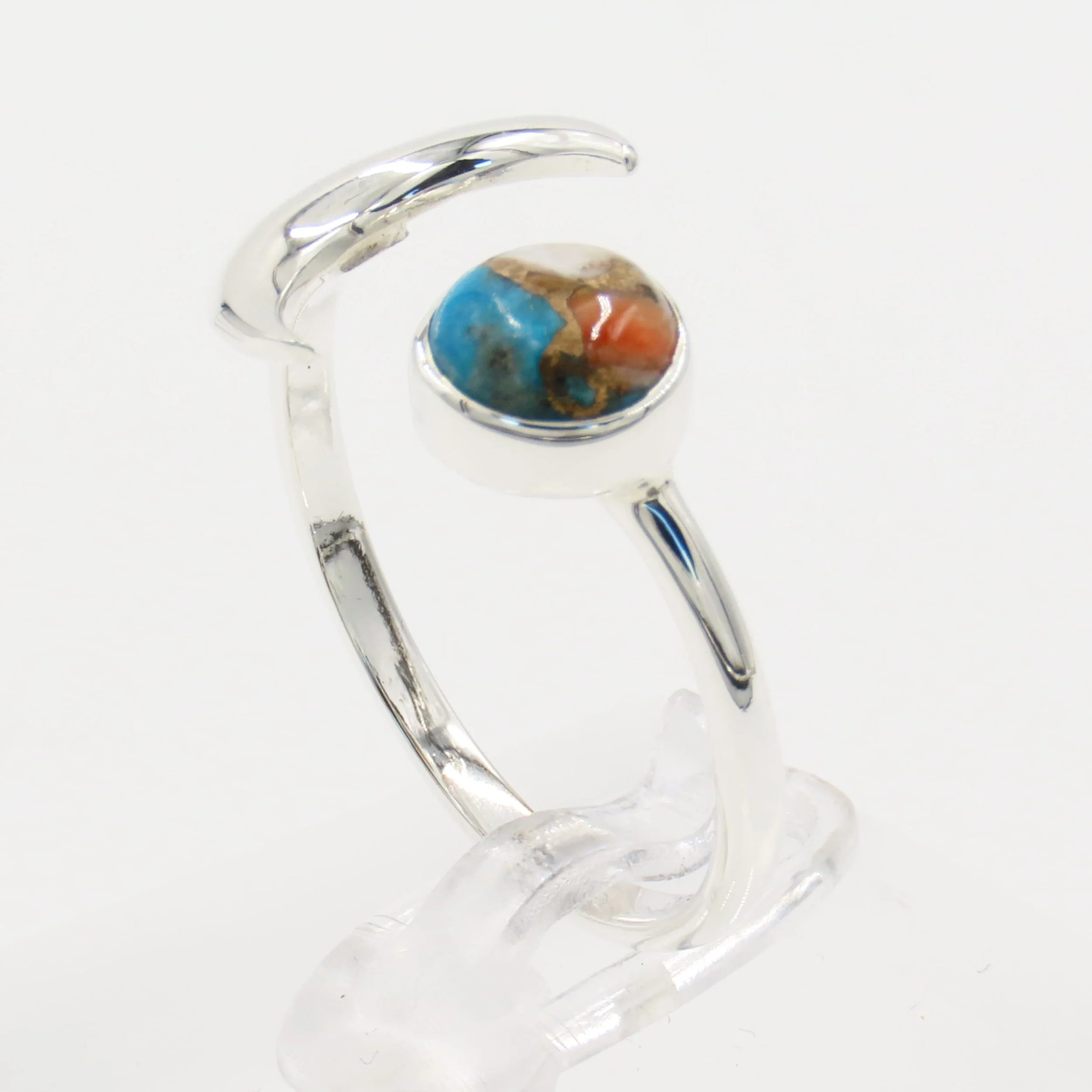 Turquoise Crystal Moon Silver Ring.jpg