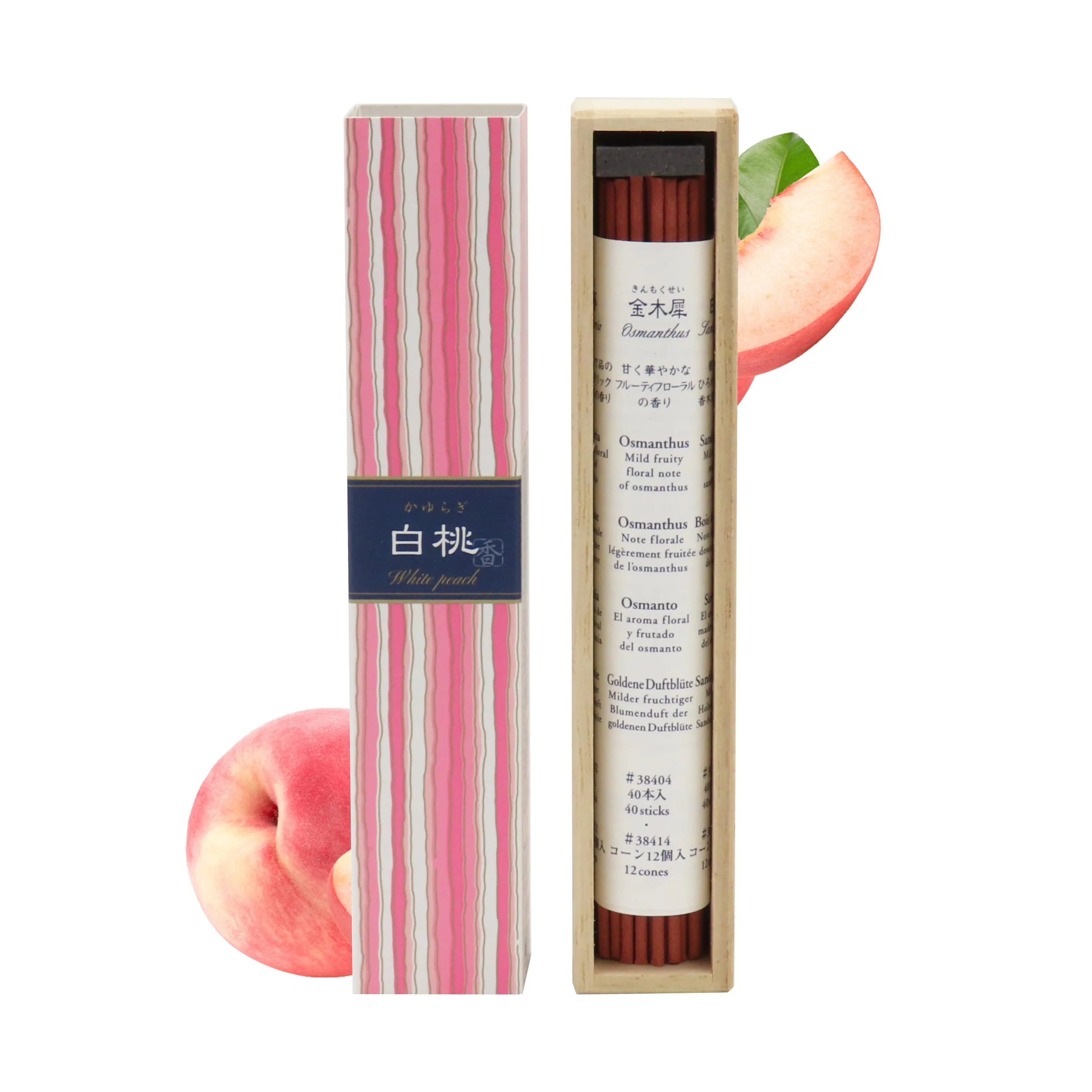 White Peach Incense | Nippon Kodo Kayuragi Japanese Incense