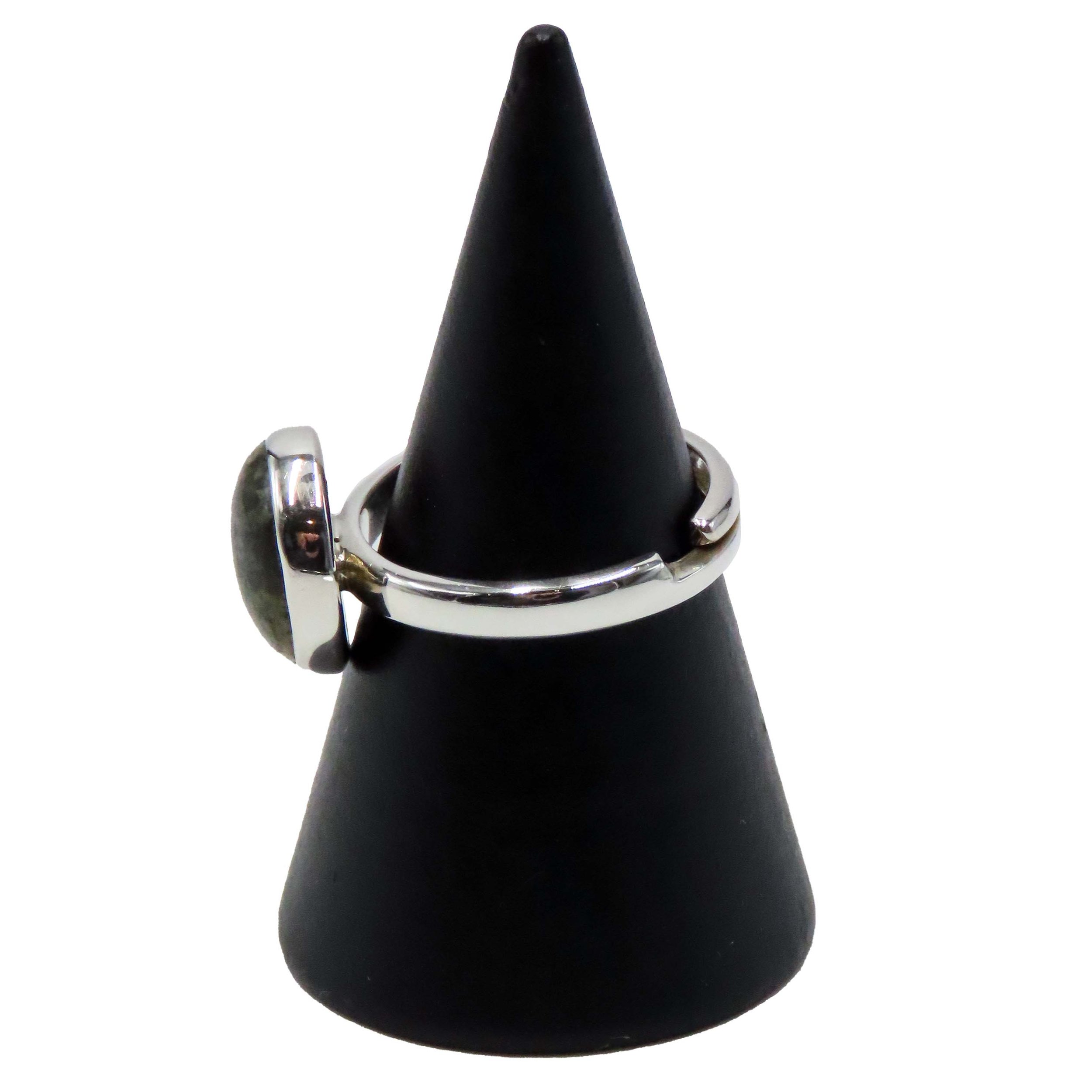 preseli bluestone crystal ring, adjustable crystal rings