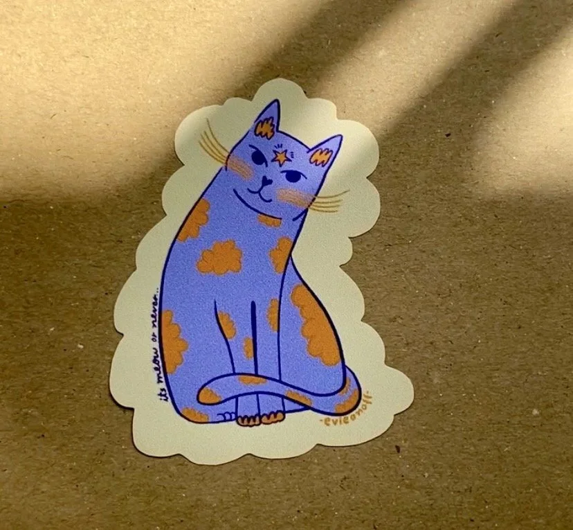 "The Lady Cat"- Vinyl sticker