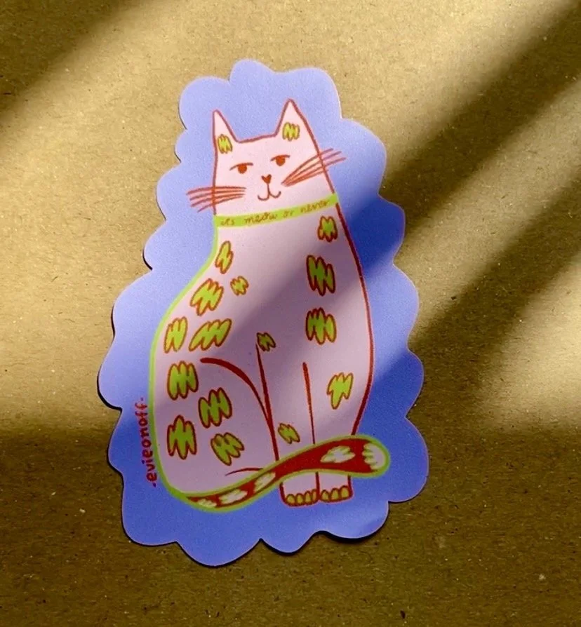 "The Boss Cat"- Vinyl sticker