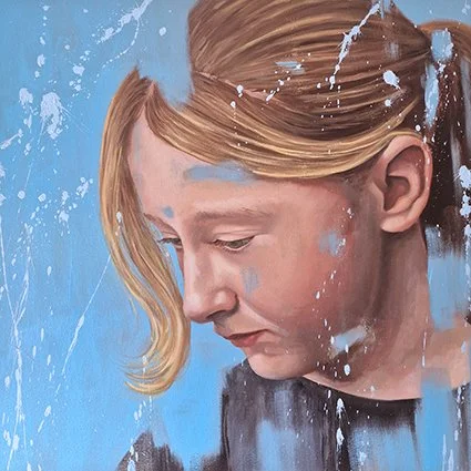 T, 2025, Oil on Canvas, 60 x 60cm