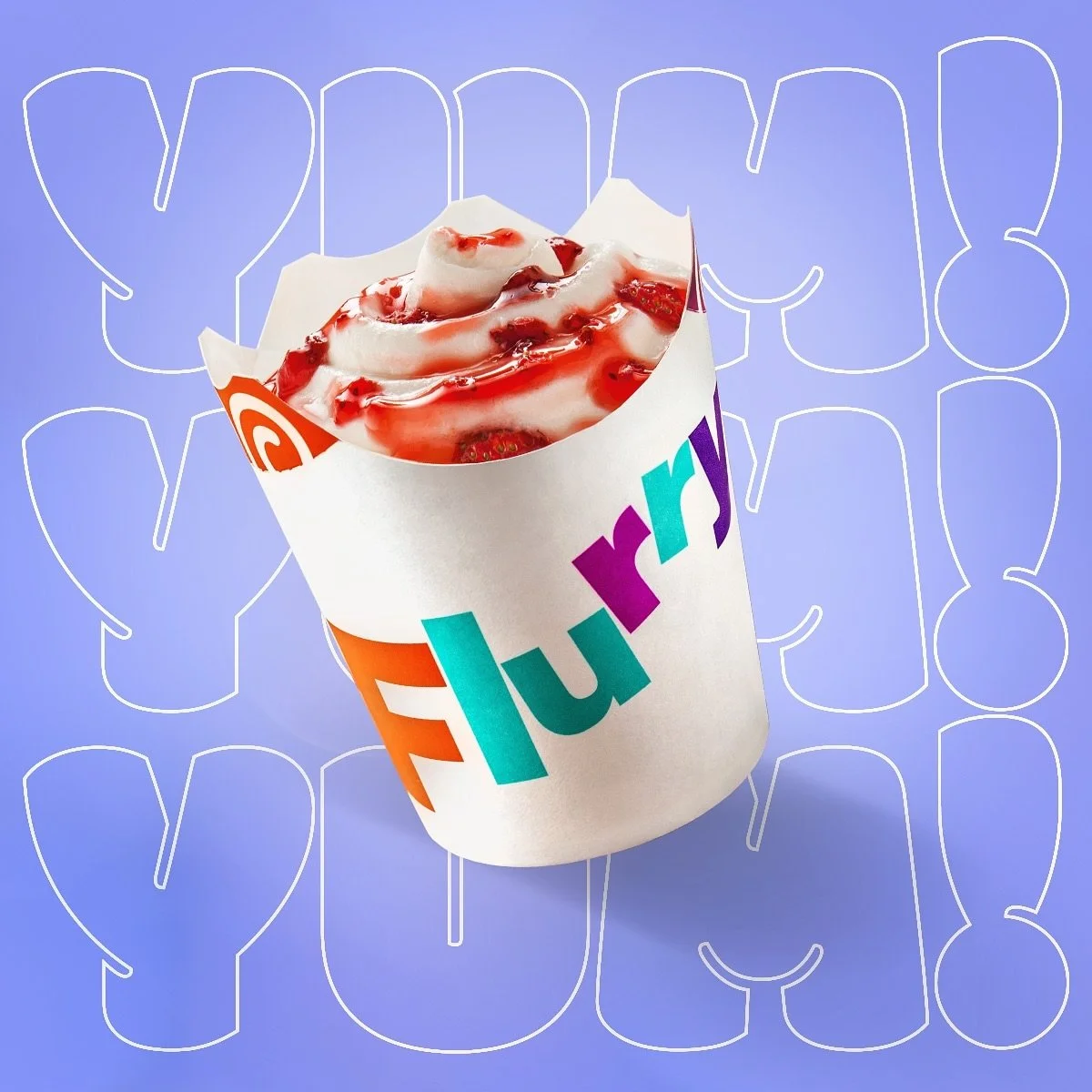 Playing around with some visuals for McDonald&rsquo;s New Autumn Desserts for 2024.

Incorporating key product images with complementary typography and a playful colour palette. A true feast for the senses to represent those mouthwatering desserts in