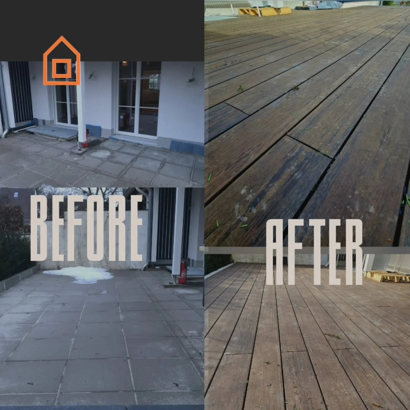 L&auml;uft bei den Chefs 😅🛠💪

Zun&auml;chst wurde die Alu-UK auf den Kunstoff-Stellf&uuml;&szlig;en ausgerichtet und darauf der Moso&copy;️ Bamboo X-Treme Terrassenbelag verlegt.
Schnell, unkompliziert und sieht schick aus! ✨️

#bremen #zimmermann