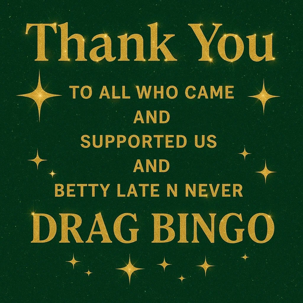 ✨💋 What a fabulous night!
A huge thank you to everyone who came along, supported us, and joined the fun with the incredible @betty_late.n_never &mdash; you were all amazing!

We can&rsquo;t wait to see you again for our next Drag Bingo night 💅🎤
ww