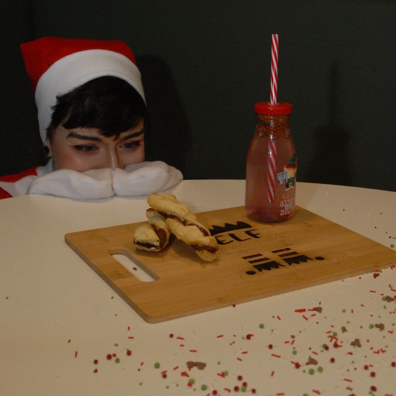 OHboy, he managed a whole day of not causing Chaos - It was my birthday yesterday and i was dreading him doing goodness knows what !!!

But.... thankfully he has actually managed a calmer day and a good sleep, we have made him a treat to say well don