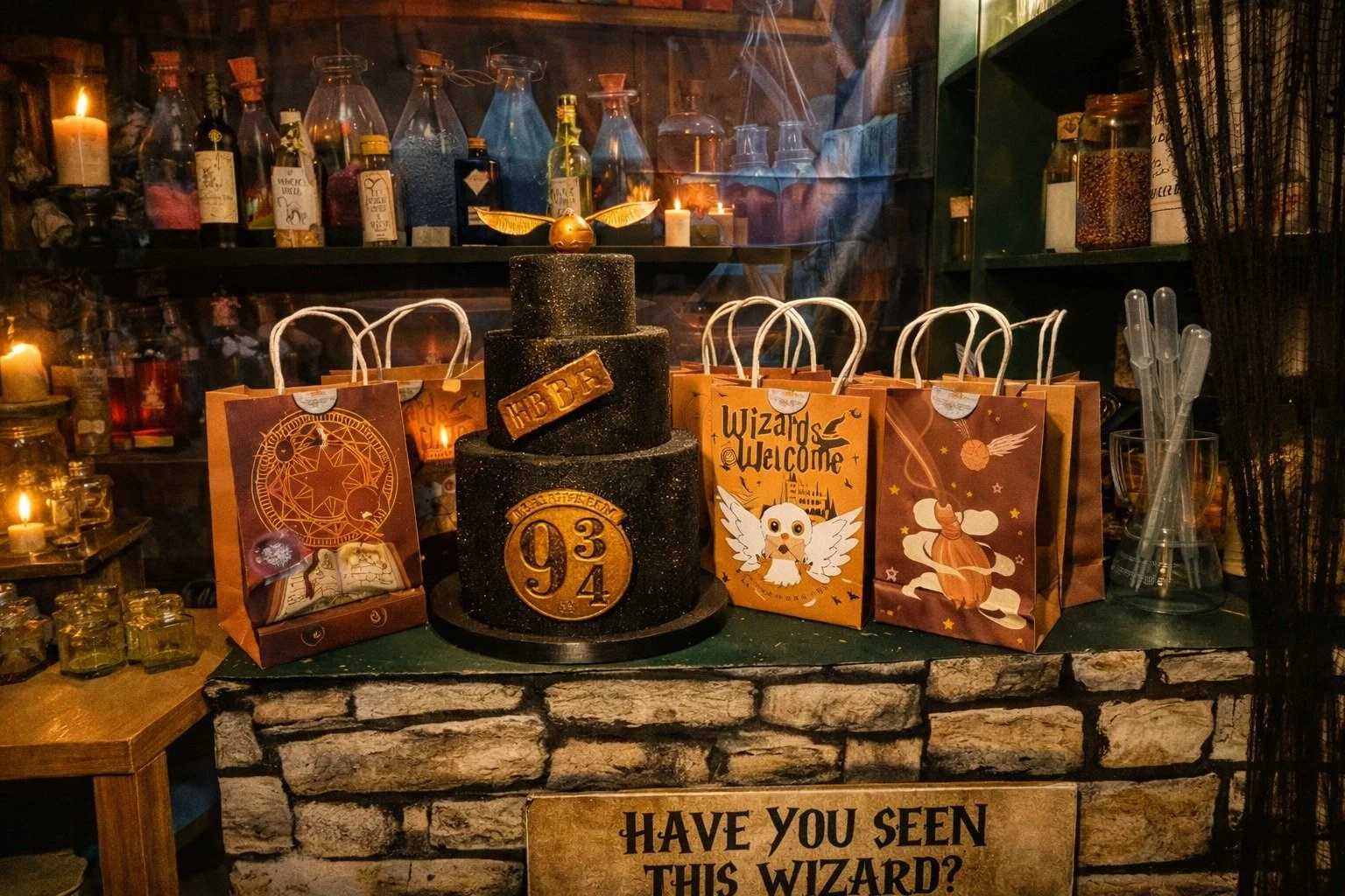 🪄 WIZARD BIRTHDAY PARTIES 🪄
Every party booking comes with magical themed party bags ✨🎁

And yes&hellip; you can also order a fully themed birthday cake with us too 🎂
Designed to match your party, your child&rsquo;s favourite magic, and the Wizar