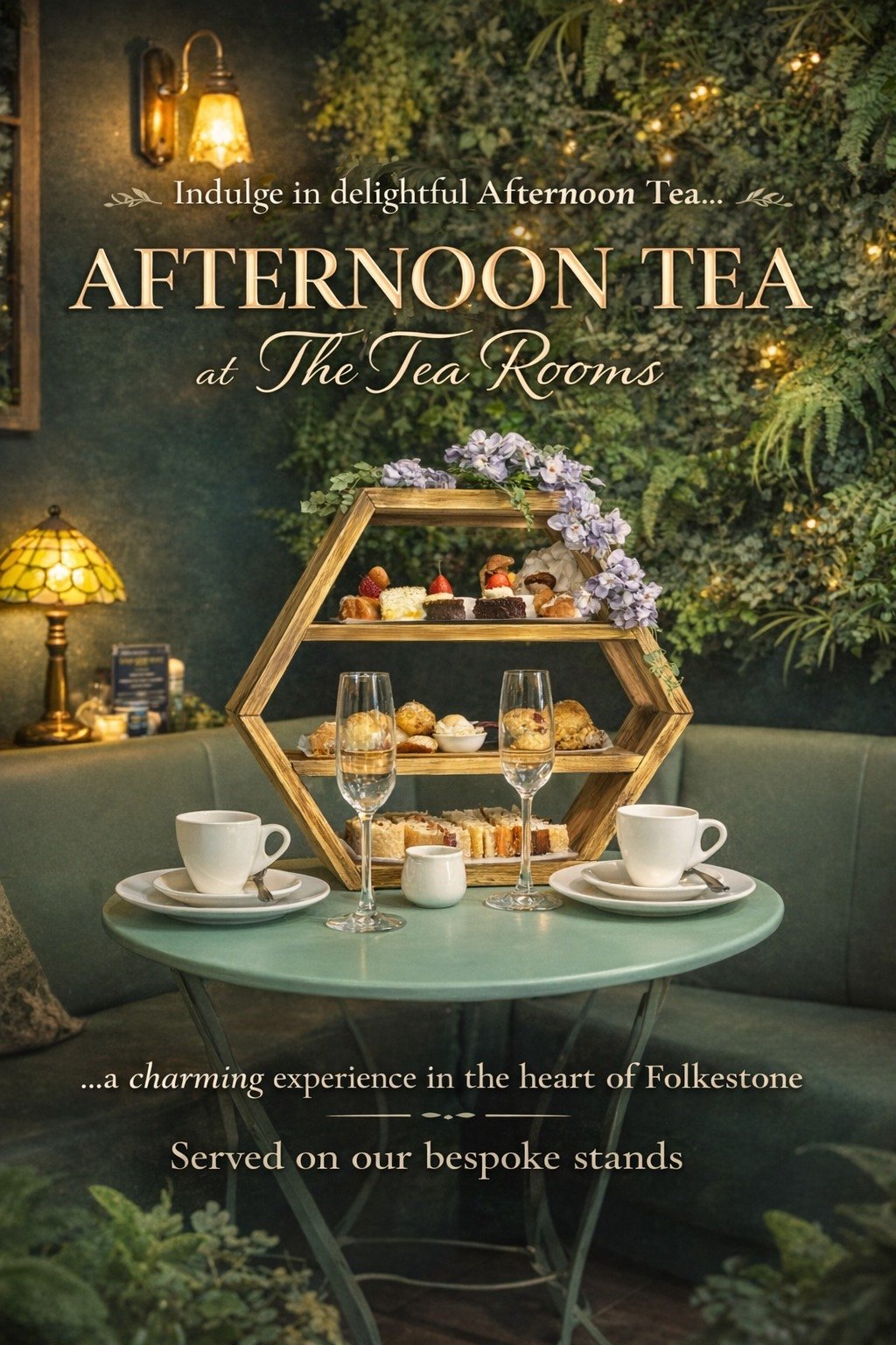 Indulge in a little moment of calm with Afternoon Tea at The Tea Rooms 💚☕✨

Freshly prepared sandwiches, homemade scones and sweet treats, all served on our bespoke stands in our cosy, themed rooms &mdash; perfect for catch-ups, celebrations, or sim