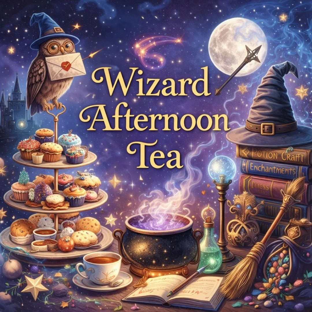 Enter the Wizard&rsquo;s world&hellip;

Our Monthly Wizard Afternoon Tea returns on
19th April | 12:00&ndash;14:00

An immersive afternoon filled with enchanting treats, savoury delights and spellbinding sweet creations &mdash; all served in our atmo
