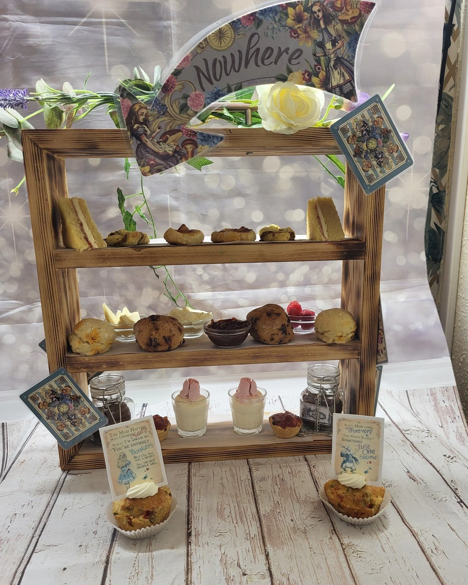 &spades;️&hearts;️ Down the rabbit hole we go...

SUNDAY 14th JUNE 2026 @ 12pm

Step into Wonderland and enjoy an afternoon tea inspired by Alice, the Mad Hatter and all your favourite characters.

Filled with themed treats, surprises and a little bi