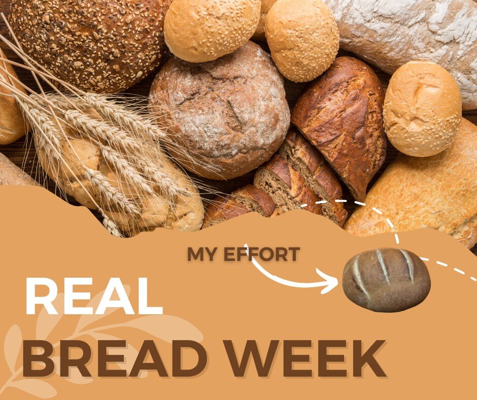 This week is real bread week, I have really enjoyed making bread this week, see my efforts on the photo above - is anyone else making bread this week?