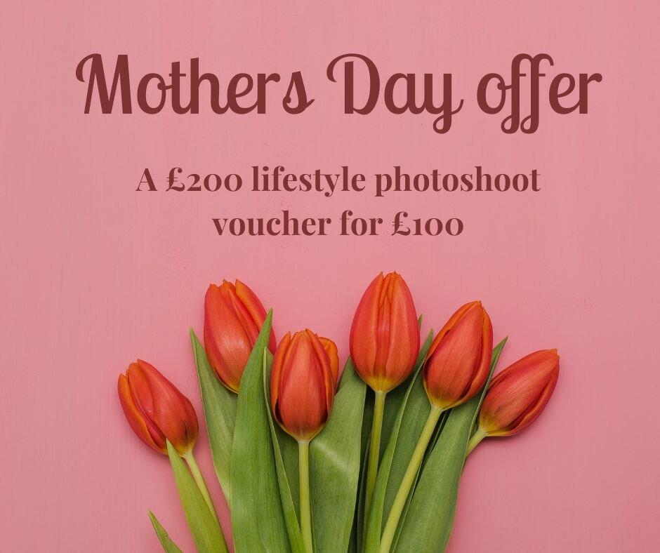 🌸✨ Capture the love and joy of Mother's Day with a special offer! 📸💕 Treat your Mum to a memorable family photo session for only &pound;100 (originally &pound;200)! 🎉 Book now to create lasting memories that will be cherished forever. Limited slo