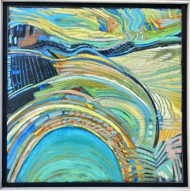 W-10: "Oil &amp; Glass" by Gary Spellman