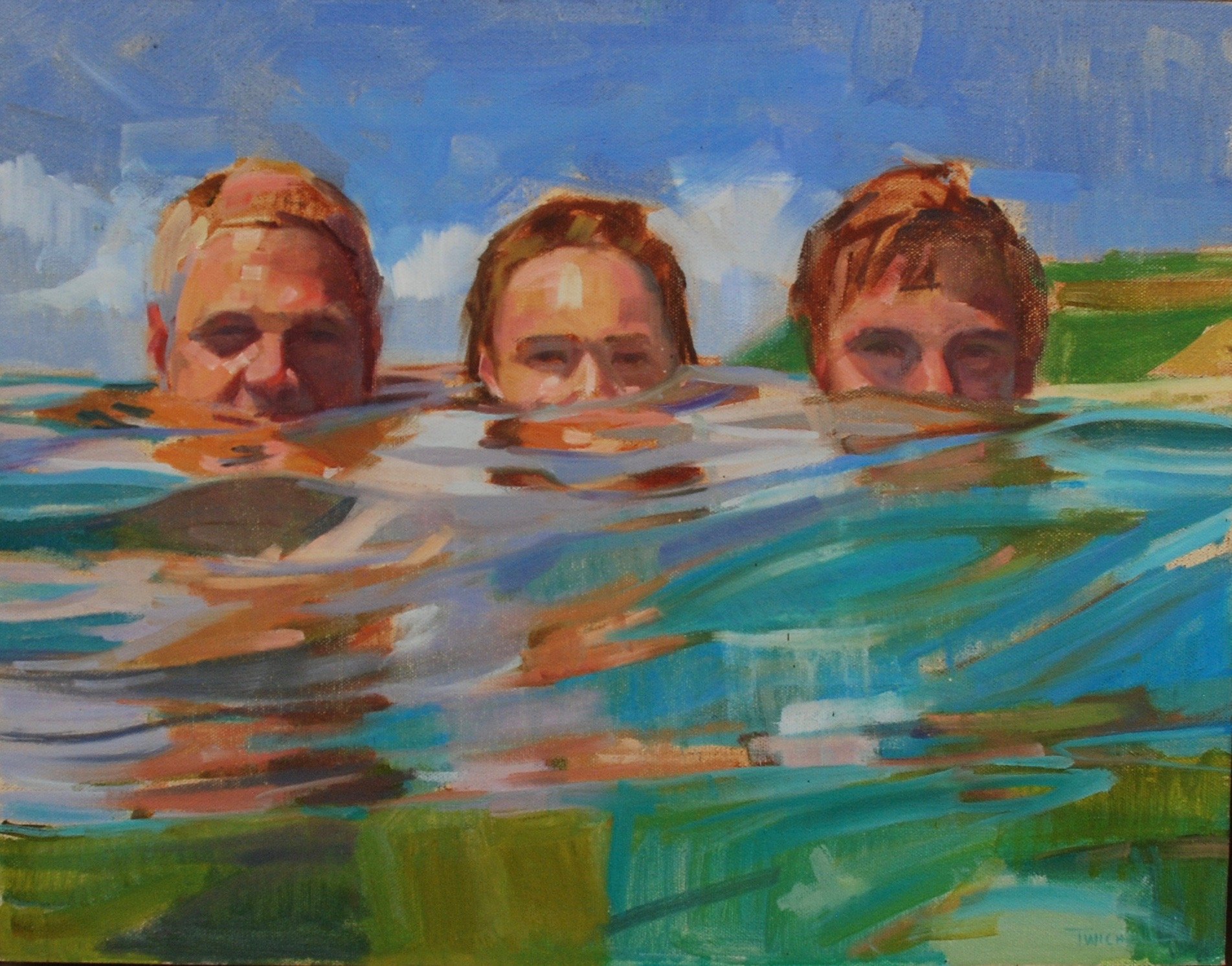 Submerged Smiles by Phoebe Peterson, 2023