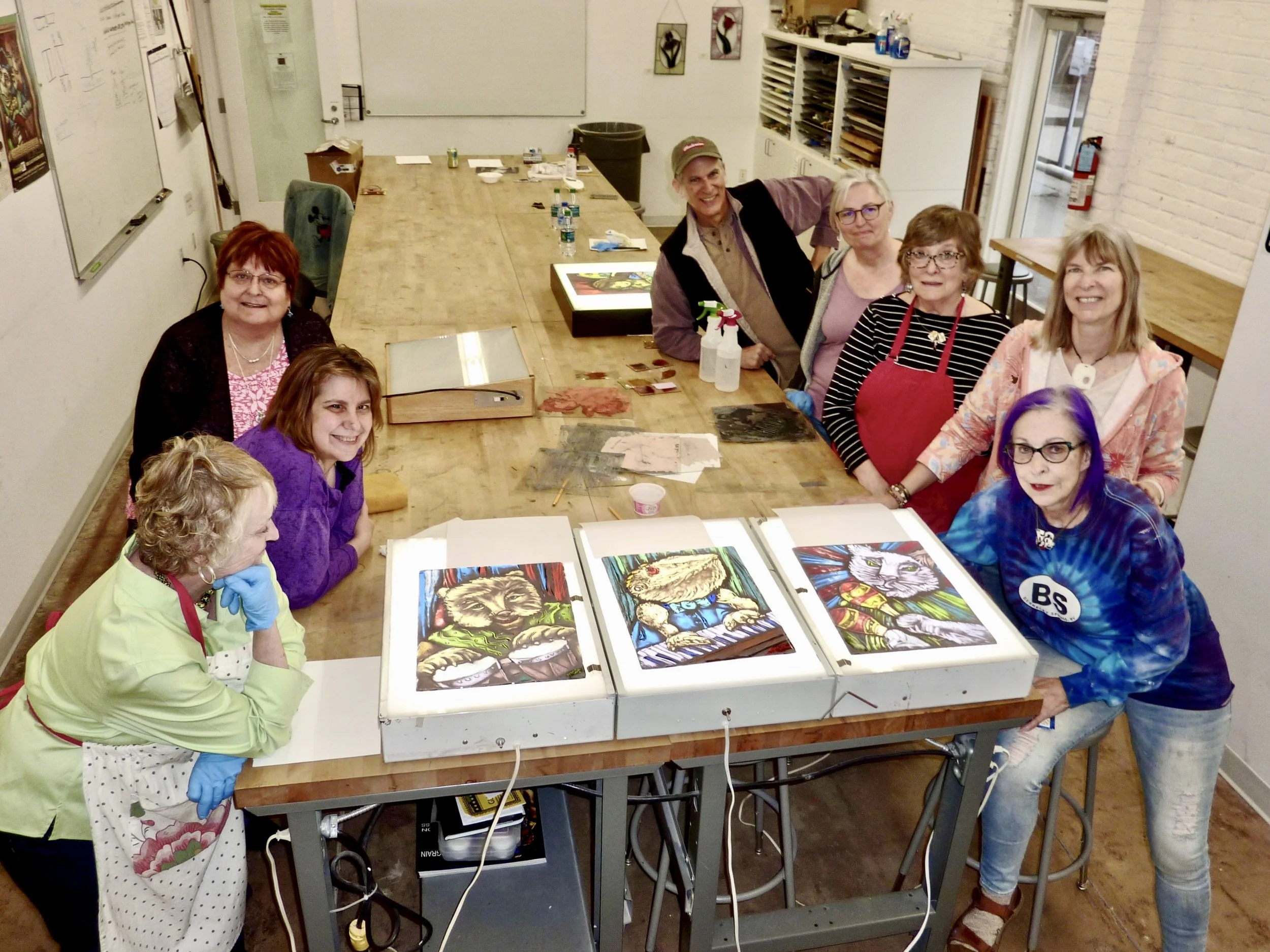 Exhibit: Growing Glass: Instructor Honor Roll by W7, May 1- June 30, 2026.