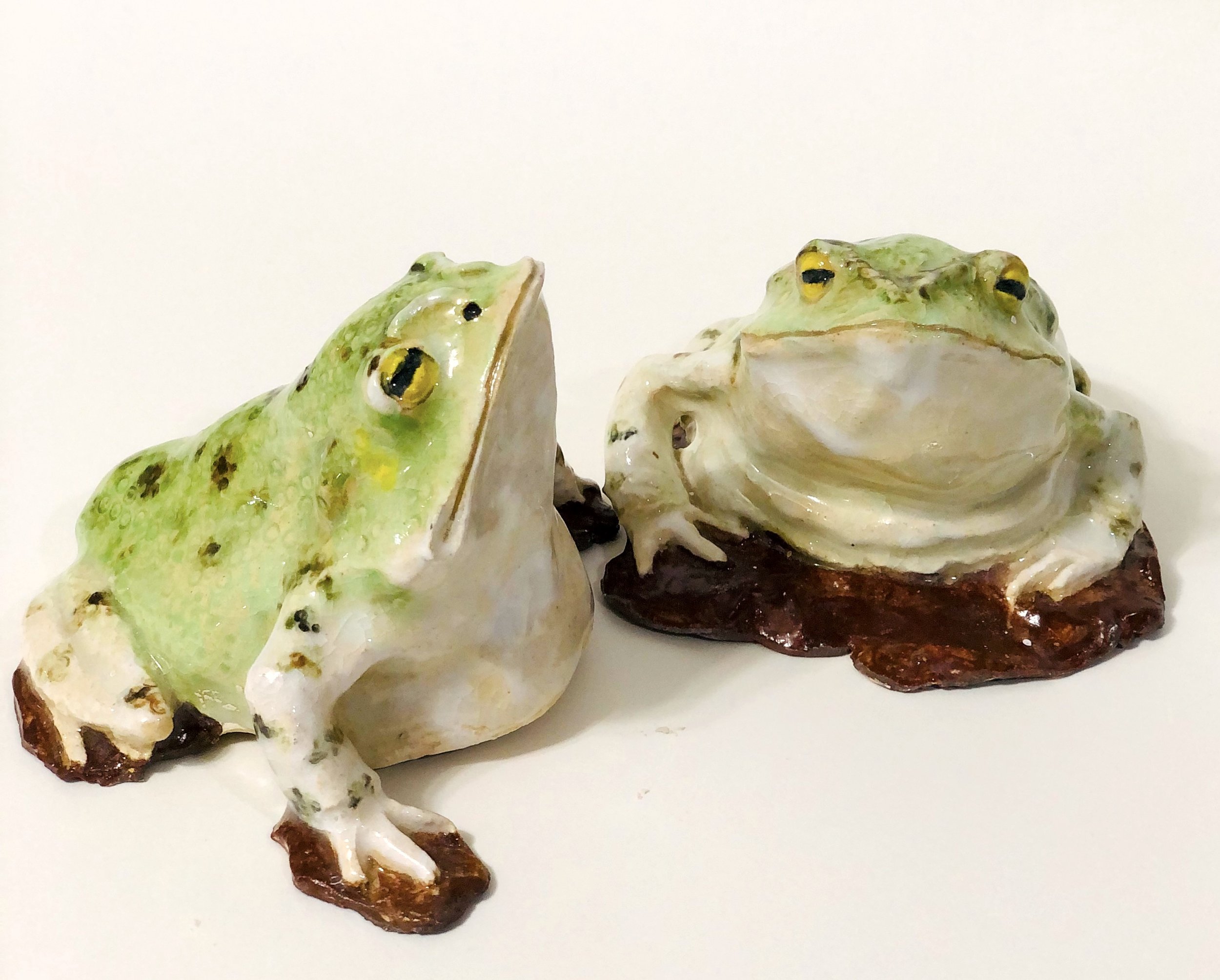 Two Toads
Susan Sherwin, Virginia, 2021, Laguna 65 clay fired to cone 6, 3 in x 3.1/2 in x 3.1/2 in,
$360 together