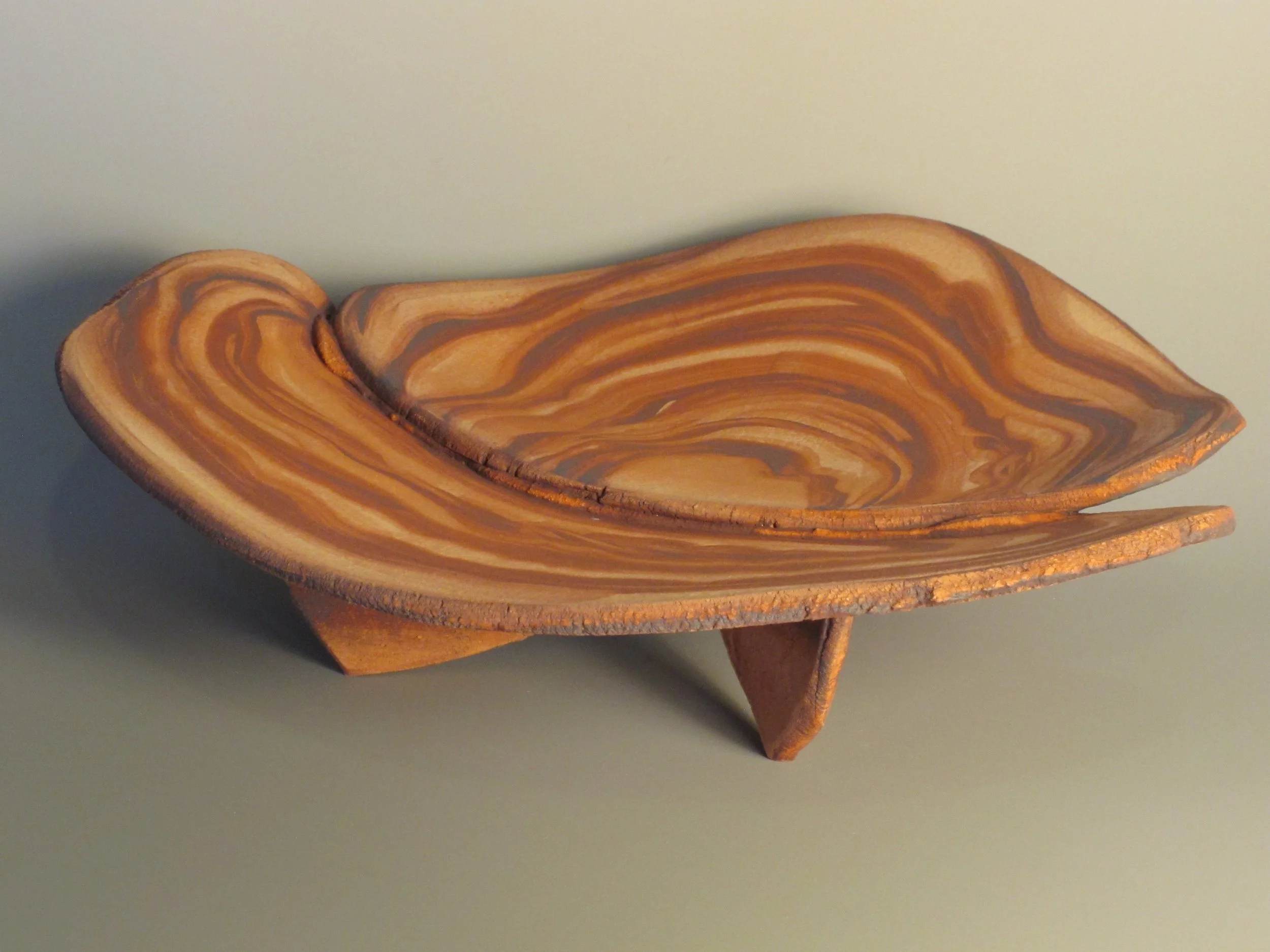  Big Yes  
Susan T. Phillips, Pennsylvania, 2020, red stoneware fired to cone 5 in oxidation, 11.1/4 in x 7 in x 3 in, 
$225