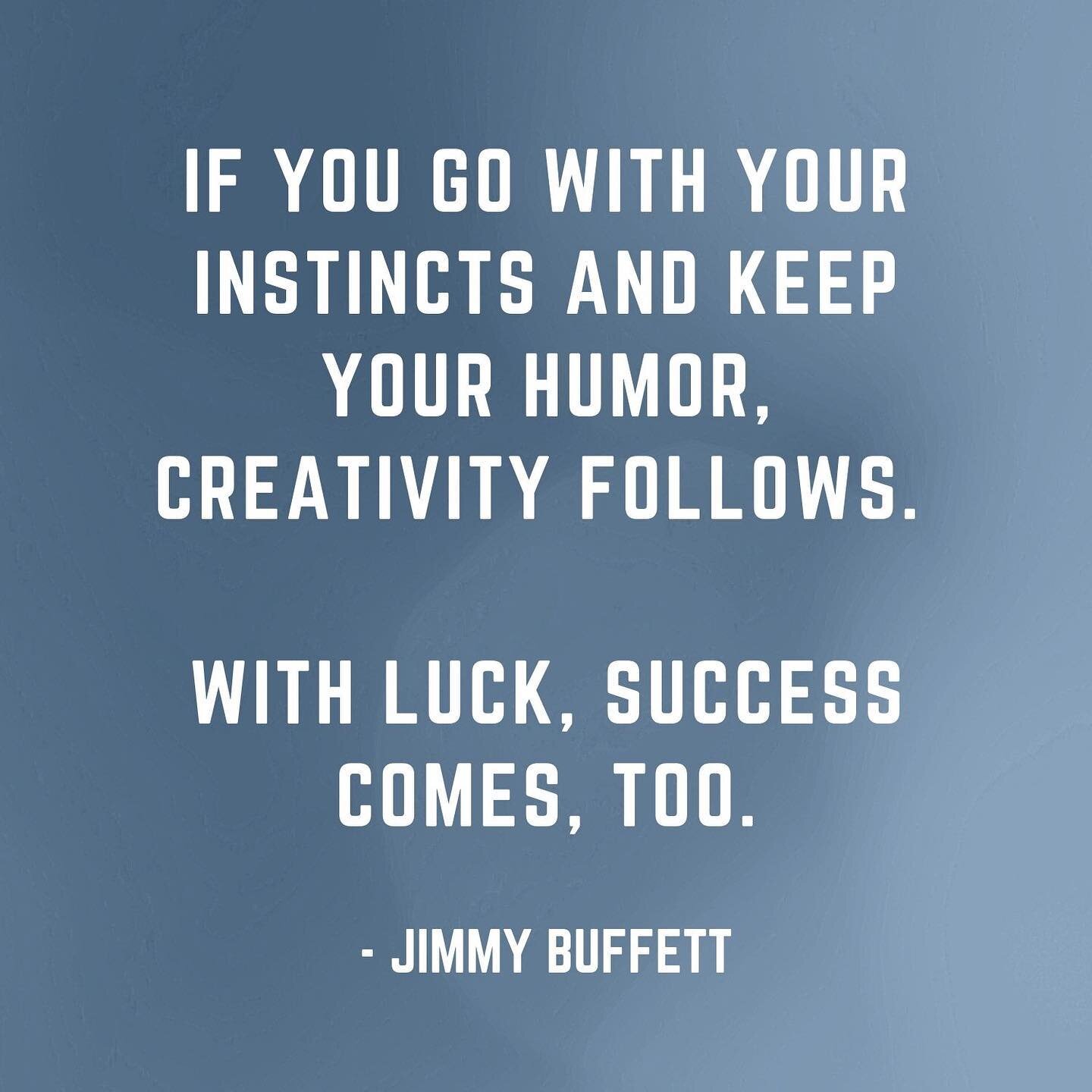 🍹Trust in Jimmy.

🦜He&rsquo;s always been known for his good advice. 

#jimmybuffett #trustyourinstincts #creativityquotes #successsecrets #bozemanphotographer #bozeman #personalbrandingphotography #marketyourself
