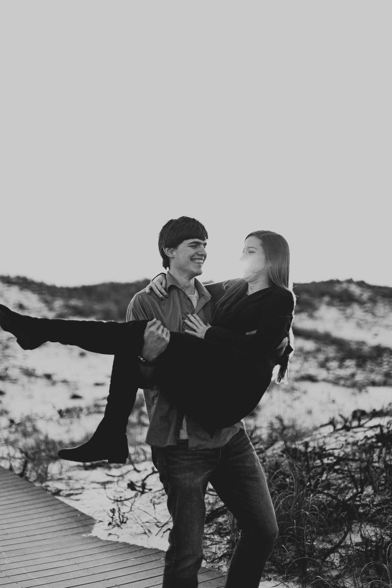 Laura &amp; Justin Fort  Pickens Sunset Engagement