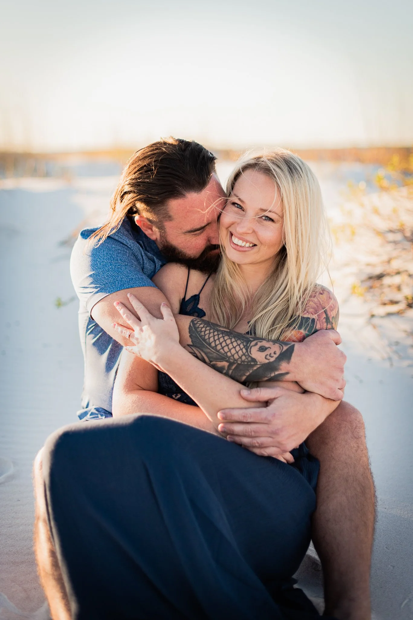 Viktoria + Steve’s Navarre Beach Engagement