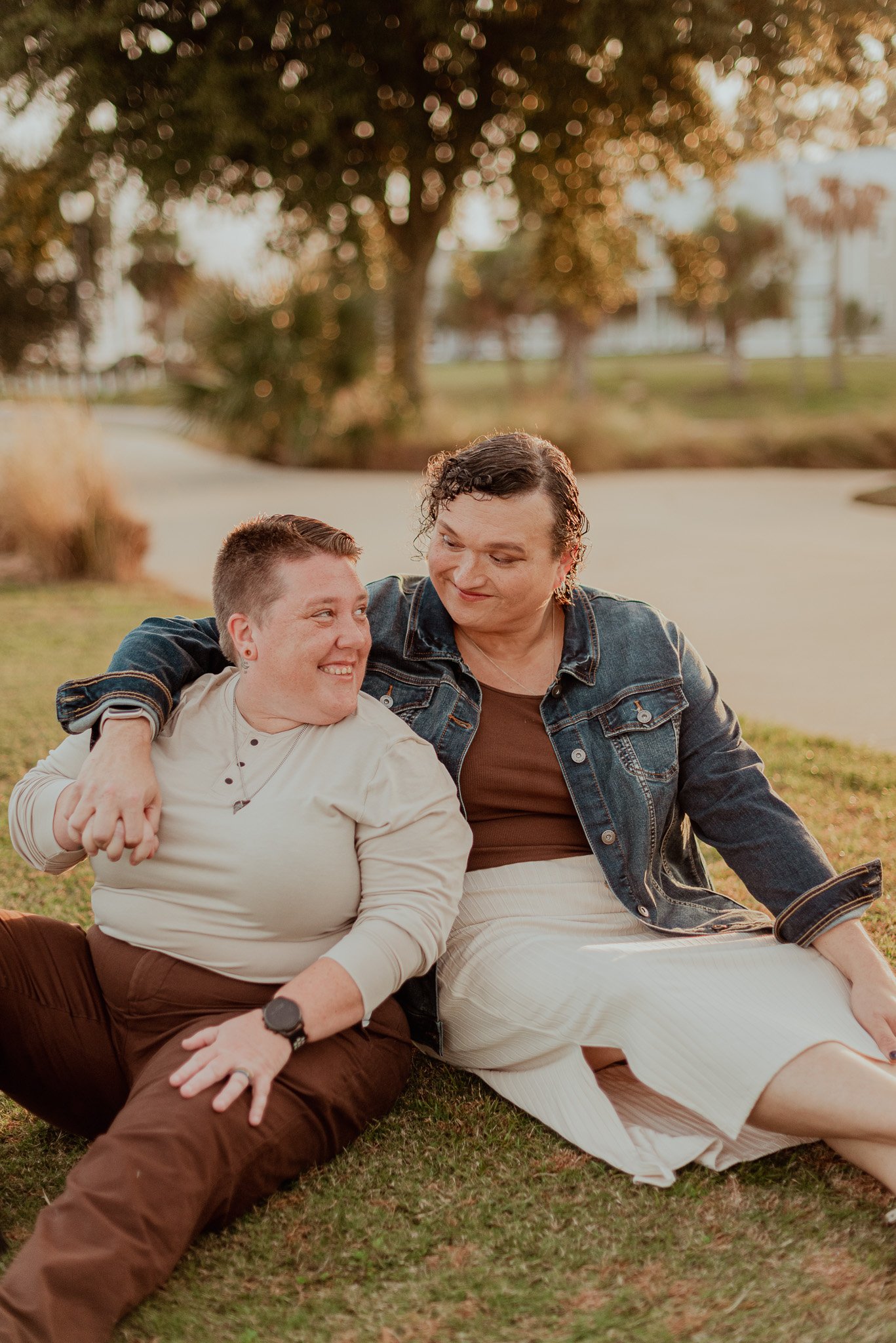 Crystal + Tori Downtown Pensacola Engagement