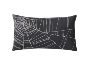 Modern spiderweb pillow