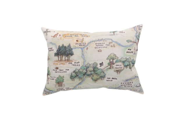 Winnie the Pooh pillow seven acre wood