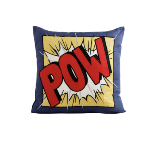 Pow pop art pillow
