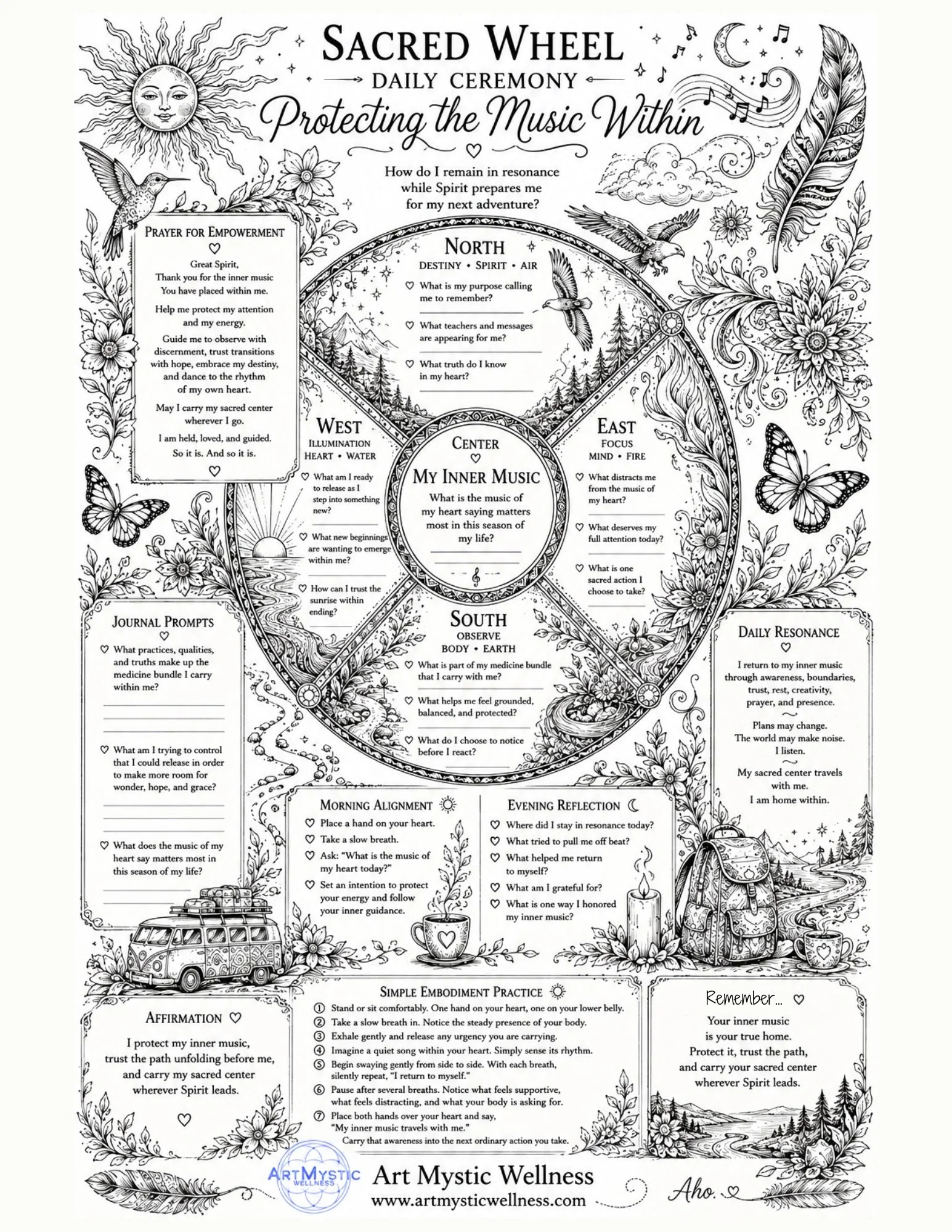 Wheel Mail Sacred Daily Ceremony Staying in Resonance.jpg