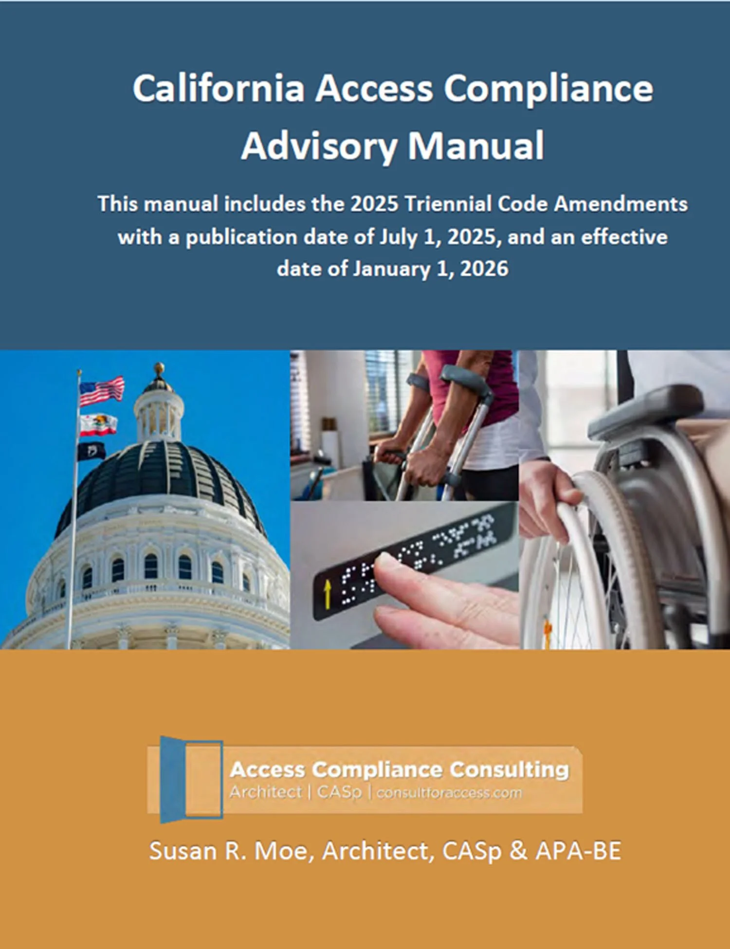 The 2025 California Access Compliance Advisory Manual cover page