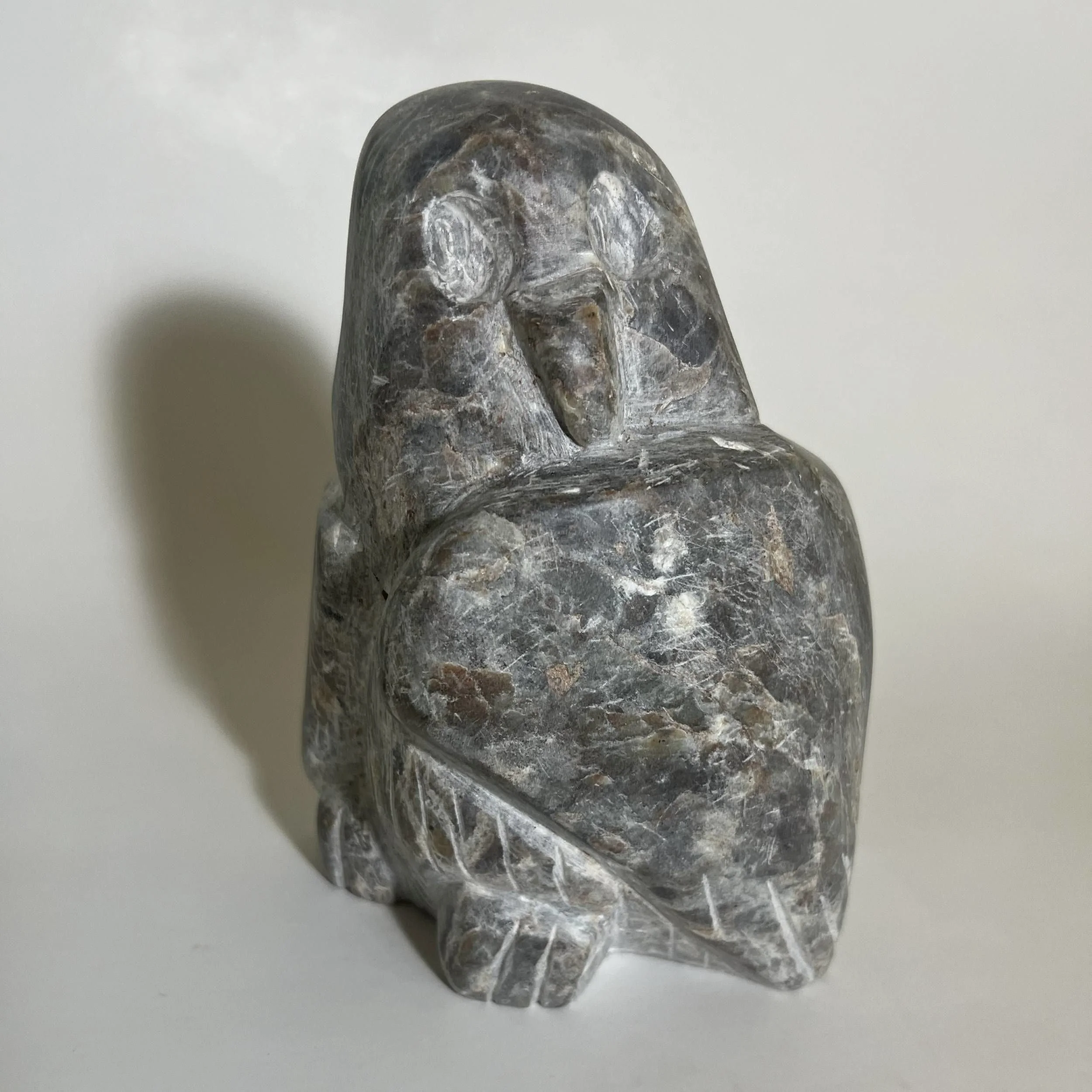 A small owl carved from soapstone