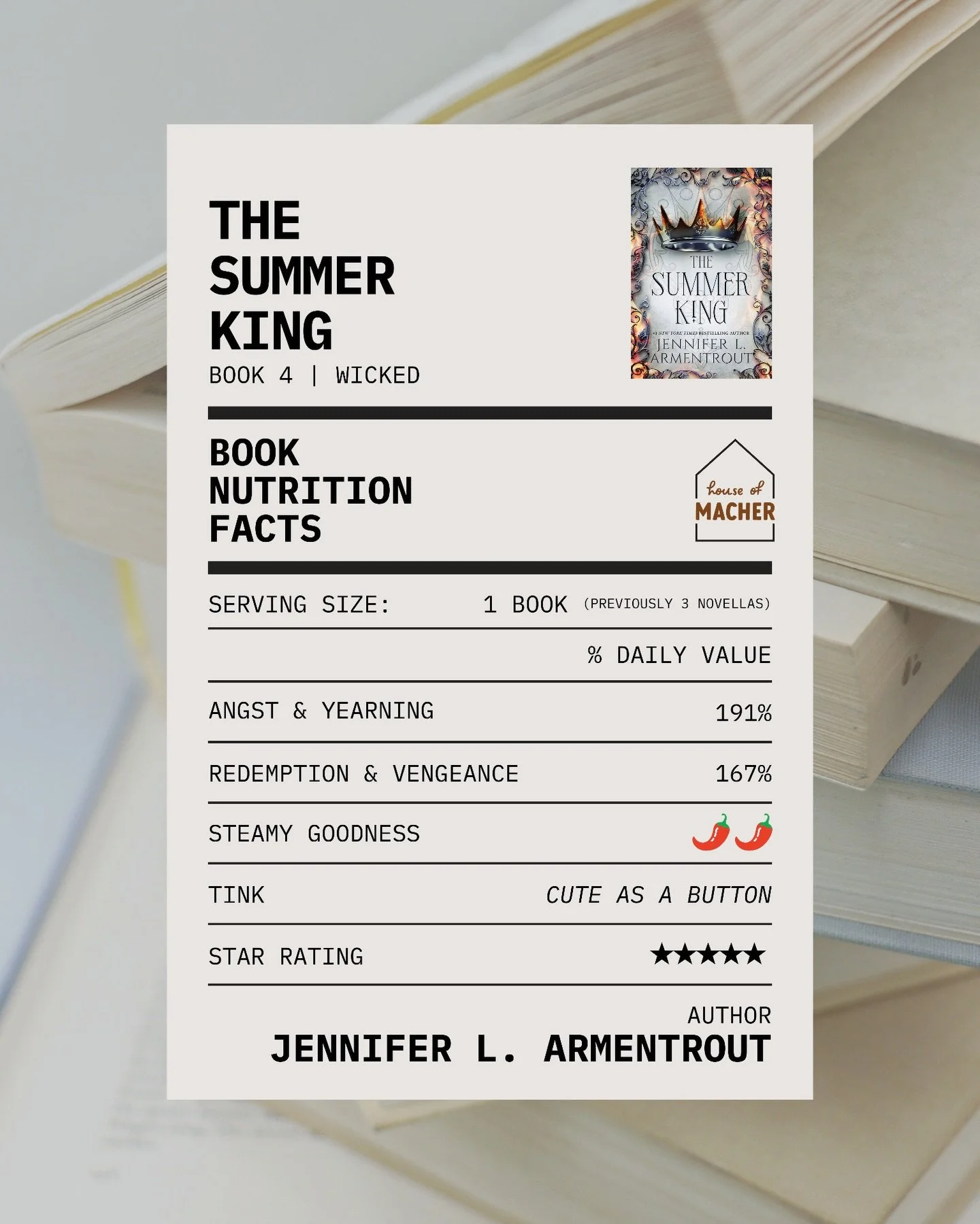 Review time. Eat up! 😋
⠀⠀⠀⠀⠀⠀⠀⠀⠀
✨ Summer King ✨ 
(no spoilers!)
⠀⠀⠀⠀⠀⠀⠀⠀⠀
JLA still hits - this book (a previous collection of novellas) absolutely delivers on the feels. I LOVED The Summer King!
⠀⠀⠀⠀⠀⠀⠀⠀⠀
It&rsquo;s been a while since I&rsquo;ve p