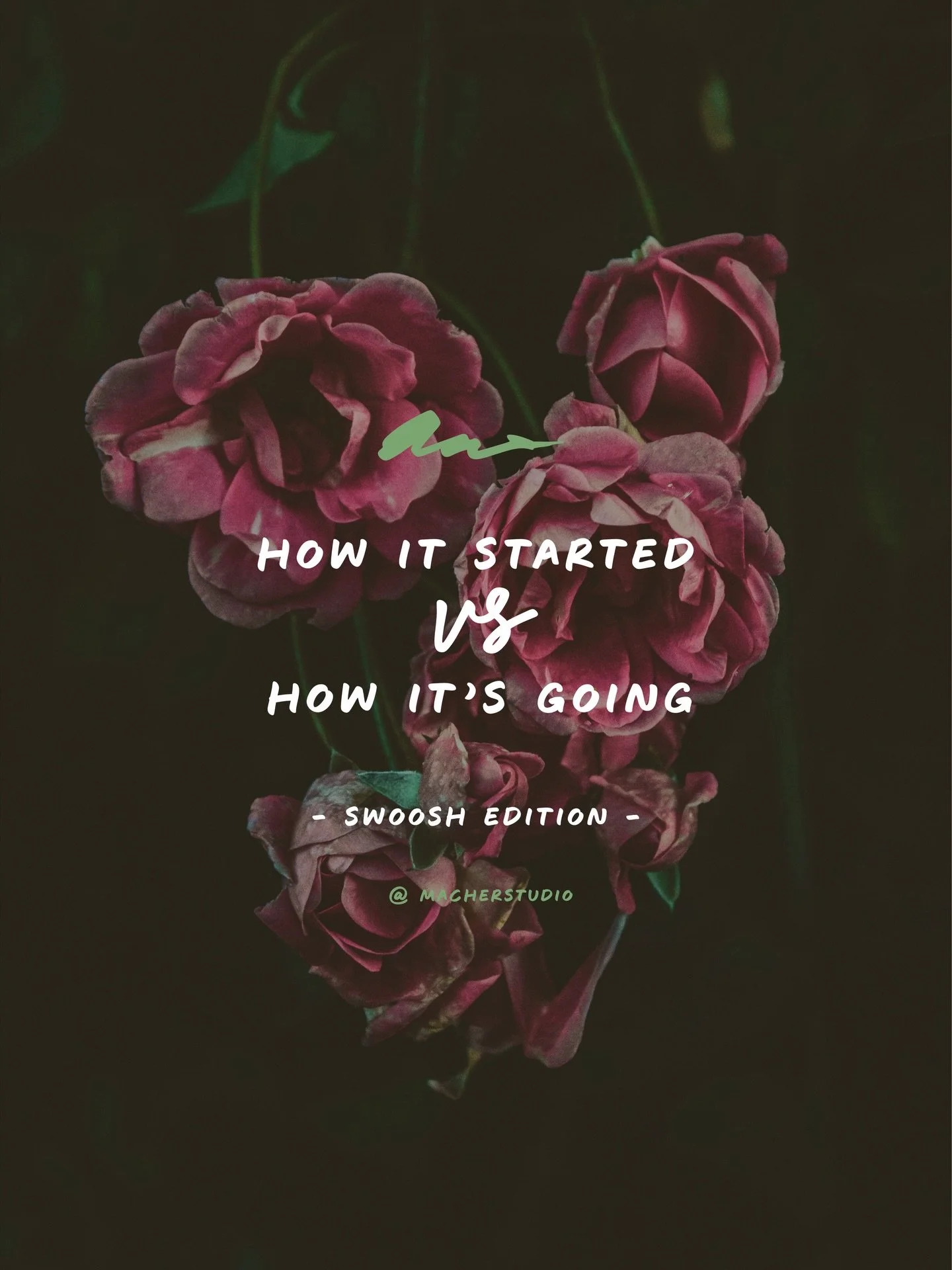 ✨ Swoosh Edition ✨
⠀⠀⠀⠀⠀⠀⠀⠀⠀
It&rsquo;s funny how things find their way back to you&hellip; full circle.
⠀⠀⠀⠀⠀⠀⠀⠀⠀
As I keep exploring my style and voice in art, I had a little duh moment 😂 I finally realized why I love making these swooshy marks so