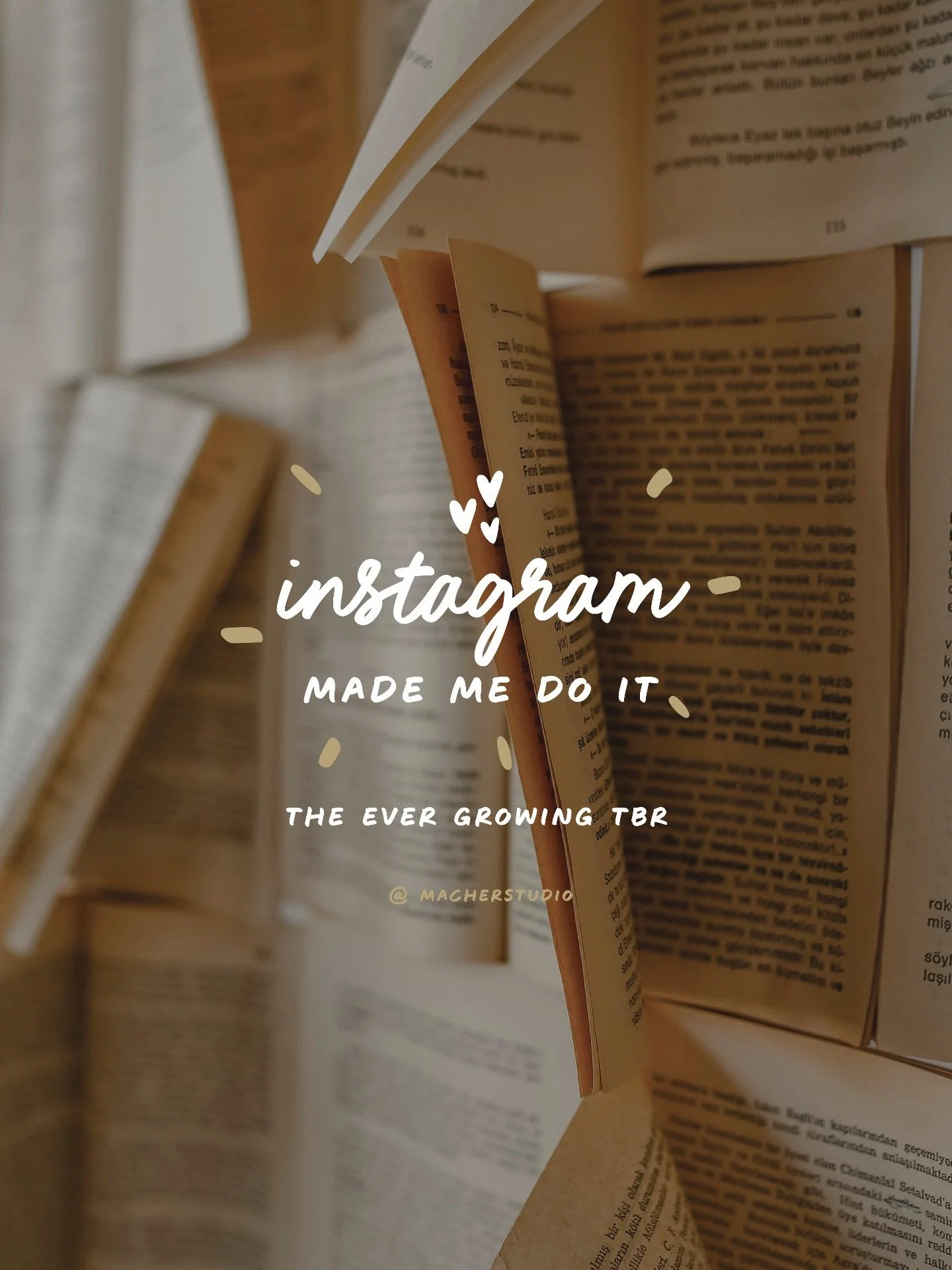 Instagram made me do it 🫣
⠀⠀⠀⠀⠀⠀⠀⠀⠀
Tell me I&rsquo;m not the only one who&rsquo;s been influenced by a book purely because of the vibes, the cover design, a pretty reel, or for some retail therapy. I&rsquo;ll wait. 
⠀⠀⠀⠀⠀⠀⠀⠀⠀
Here are a few of my g